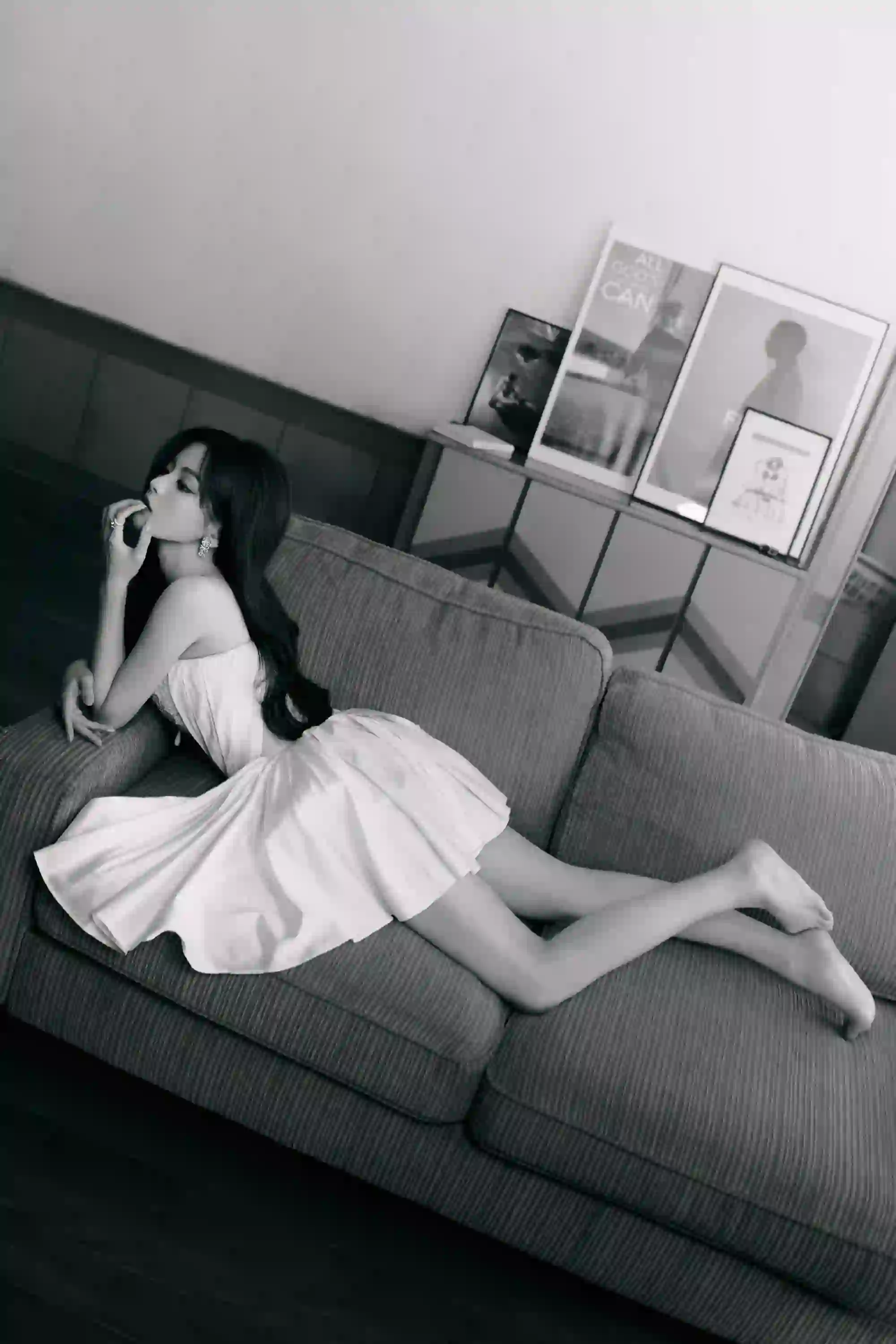 性感短裙美女 杨超越 居家写真