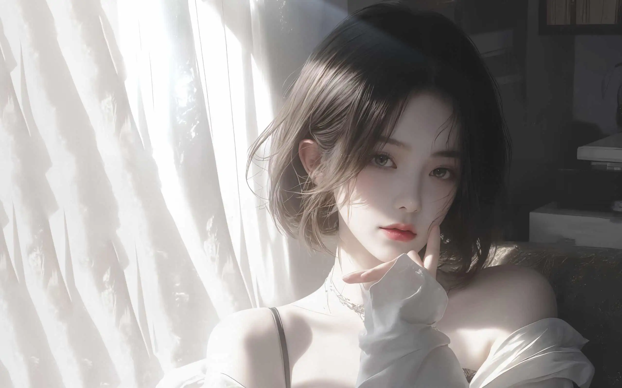 短发AI女孩