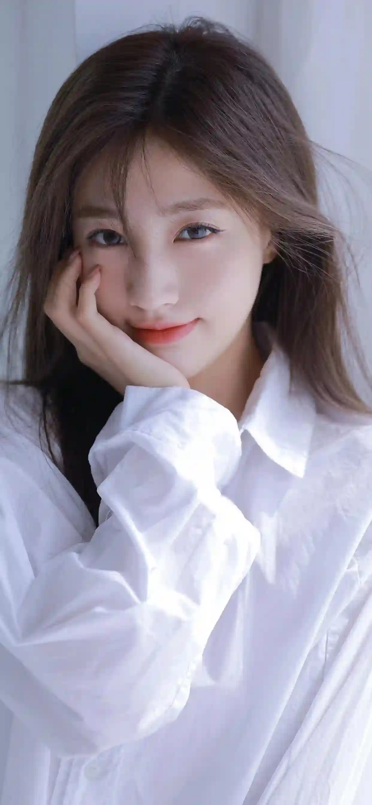 白色衬衫美女 清纯美女 可爱美女 唯美 
