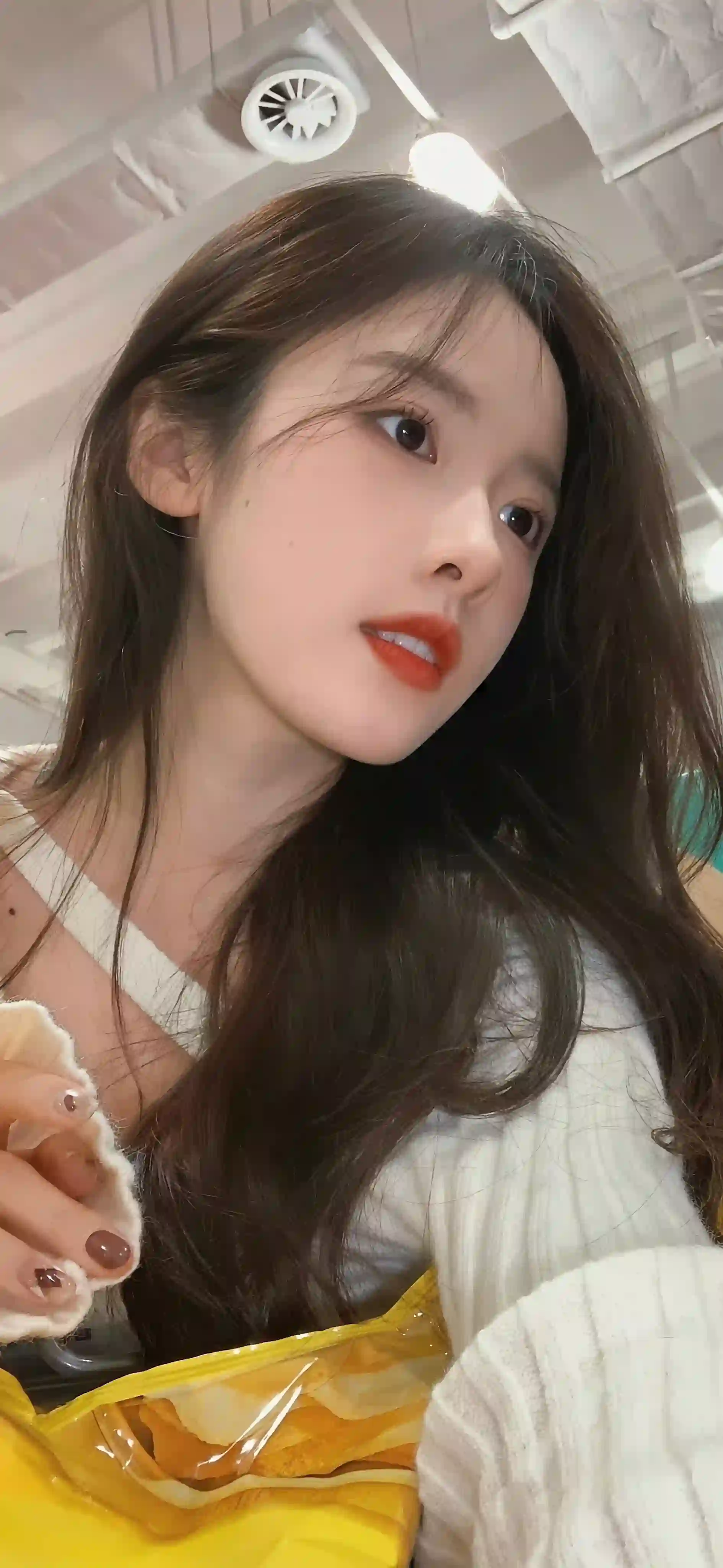 长发美女 美女 清纯系 可爱女友 毛线