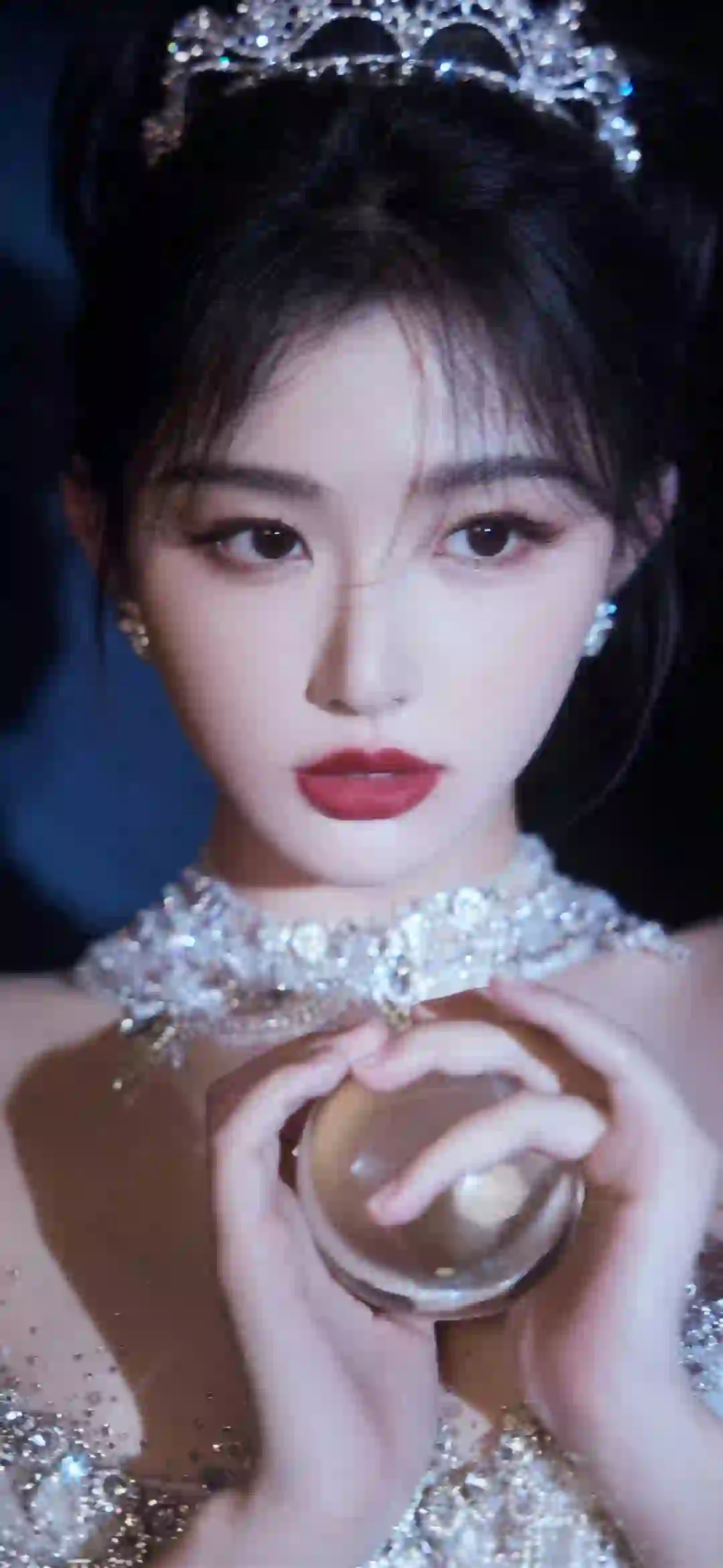 孔雪儿 公主 水晶球 长发清纯美女