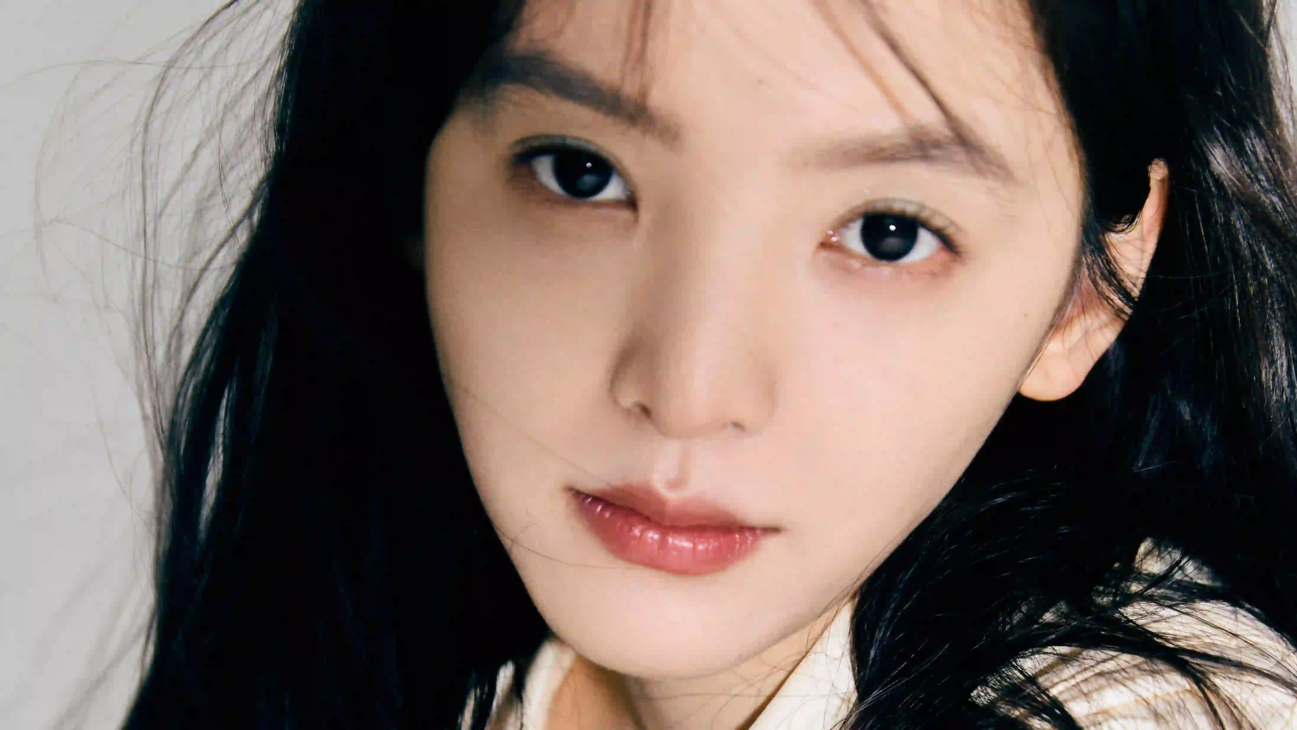 长发美女 章若楠 明星  可爱 