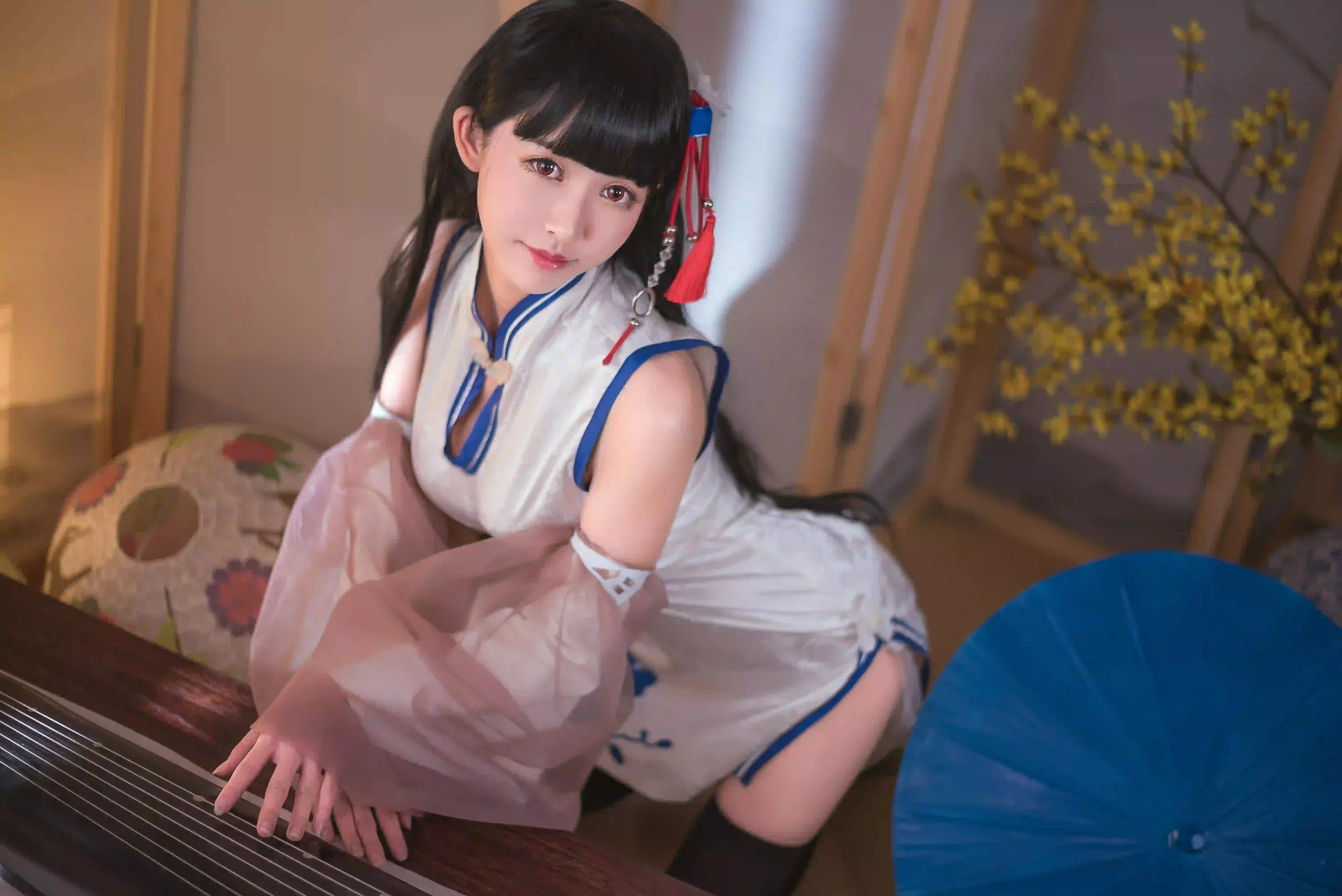 旗袍穿搭 黑丝 黑色丝袜 长腿美女 性感美女