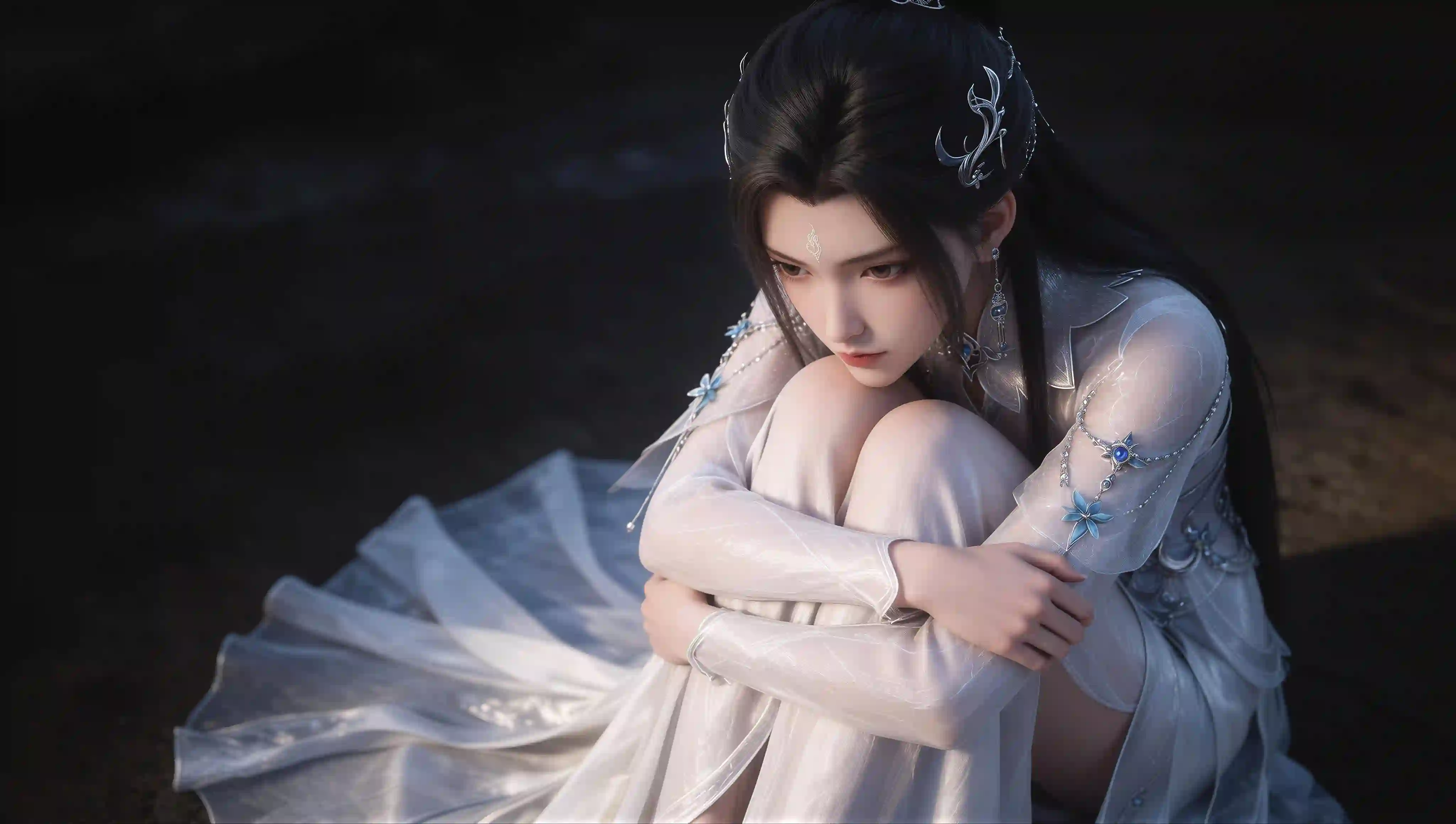 陆雪琪 古风美女 仙侠 唯美 人像 暗黑风格
