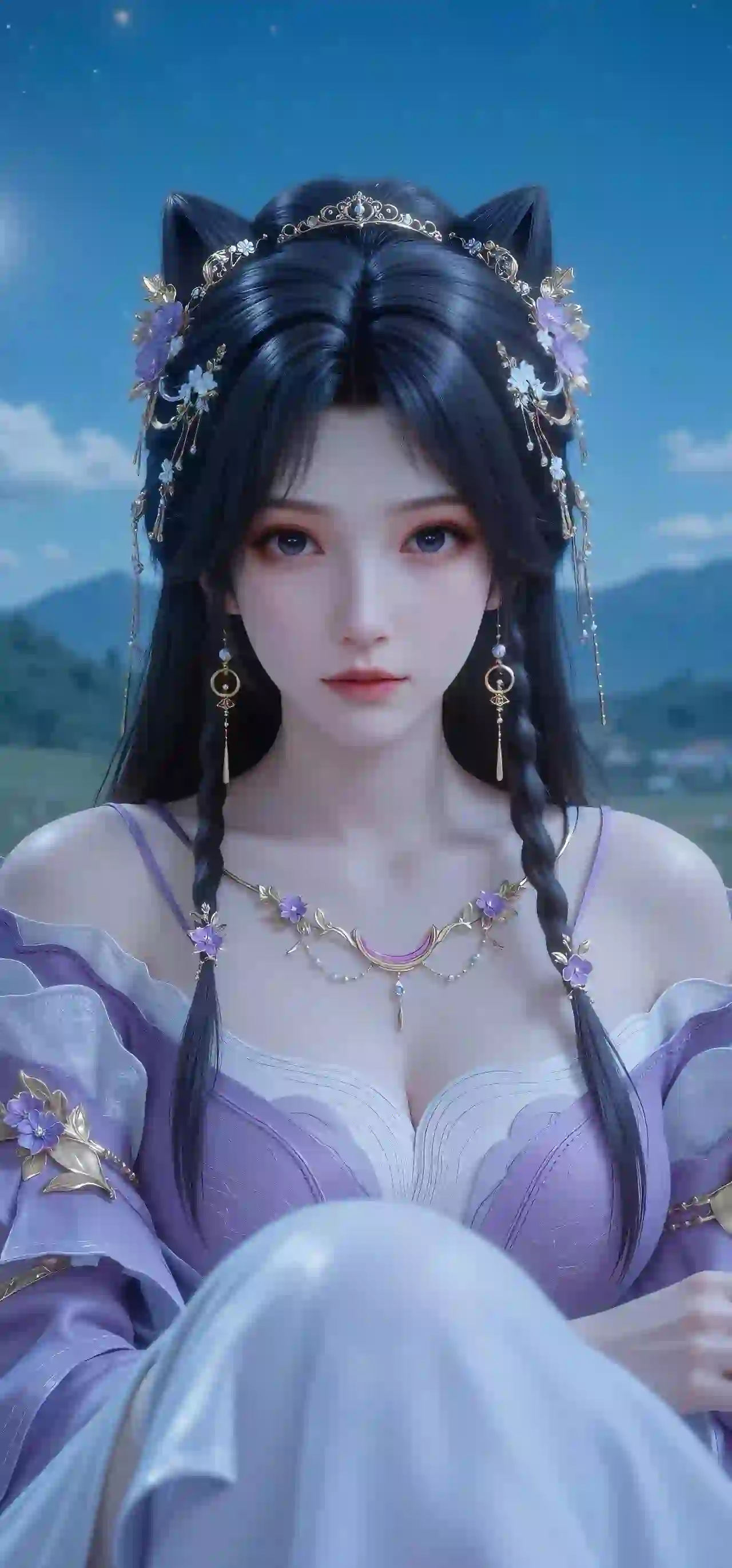 遮天角色 紫月 古风 女神 