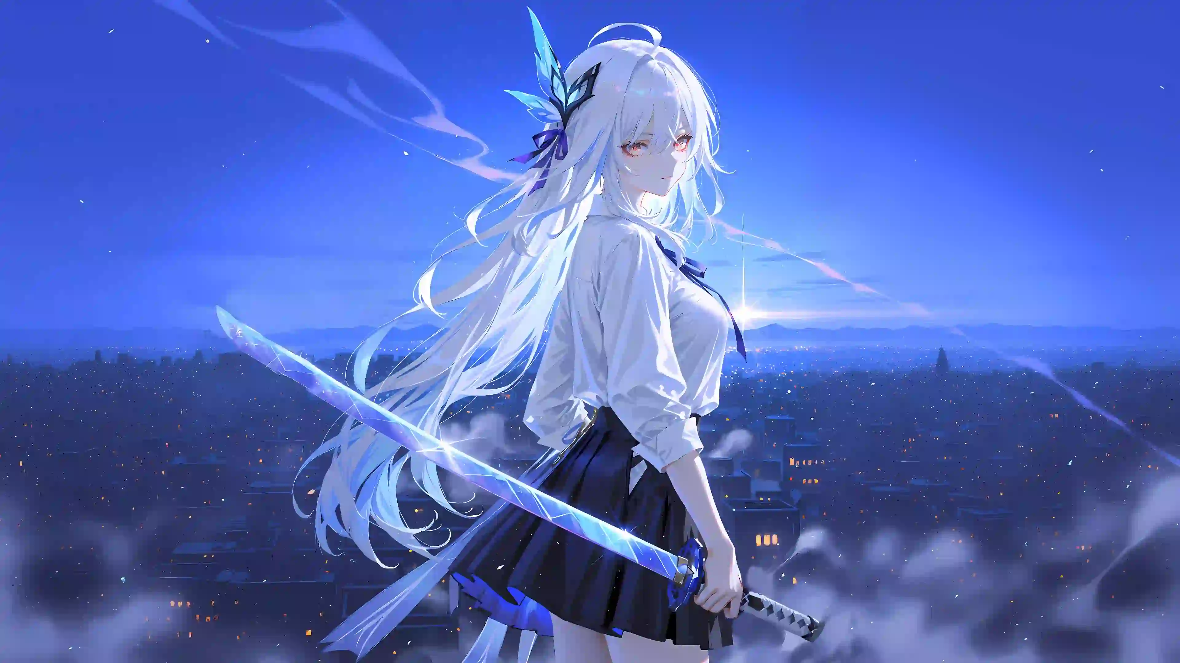动漫女孩 二次元女孩 jk少女 丝柯克