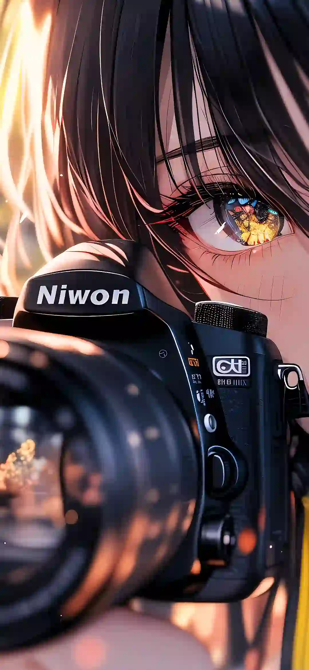 动漫女孩 二次元女孩 相机