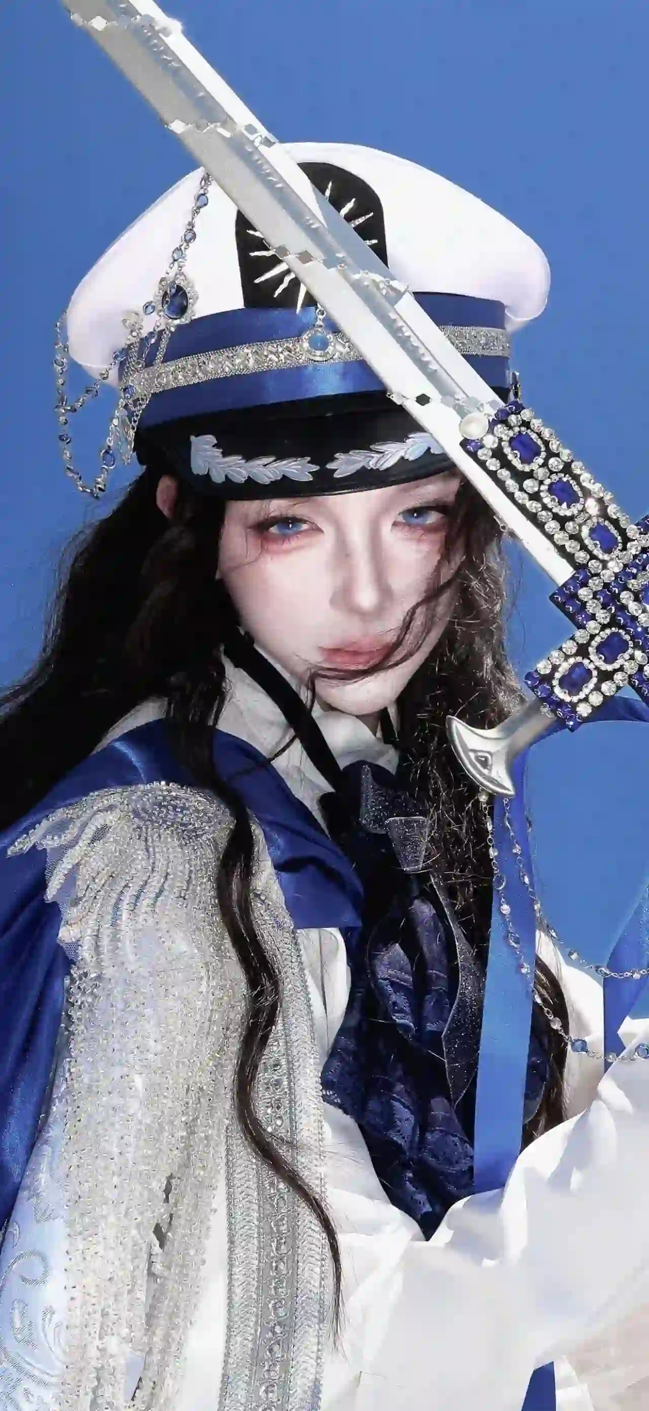 长剑 长发美女 戴着帽子的女孩 清纯 个性