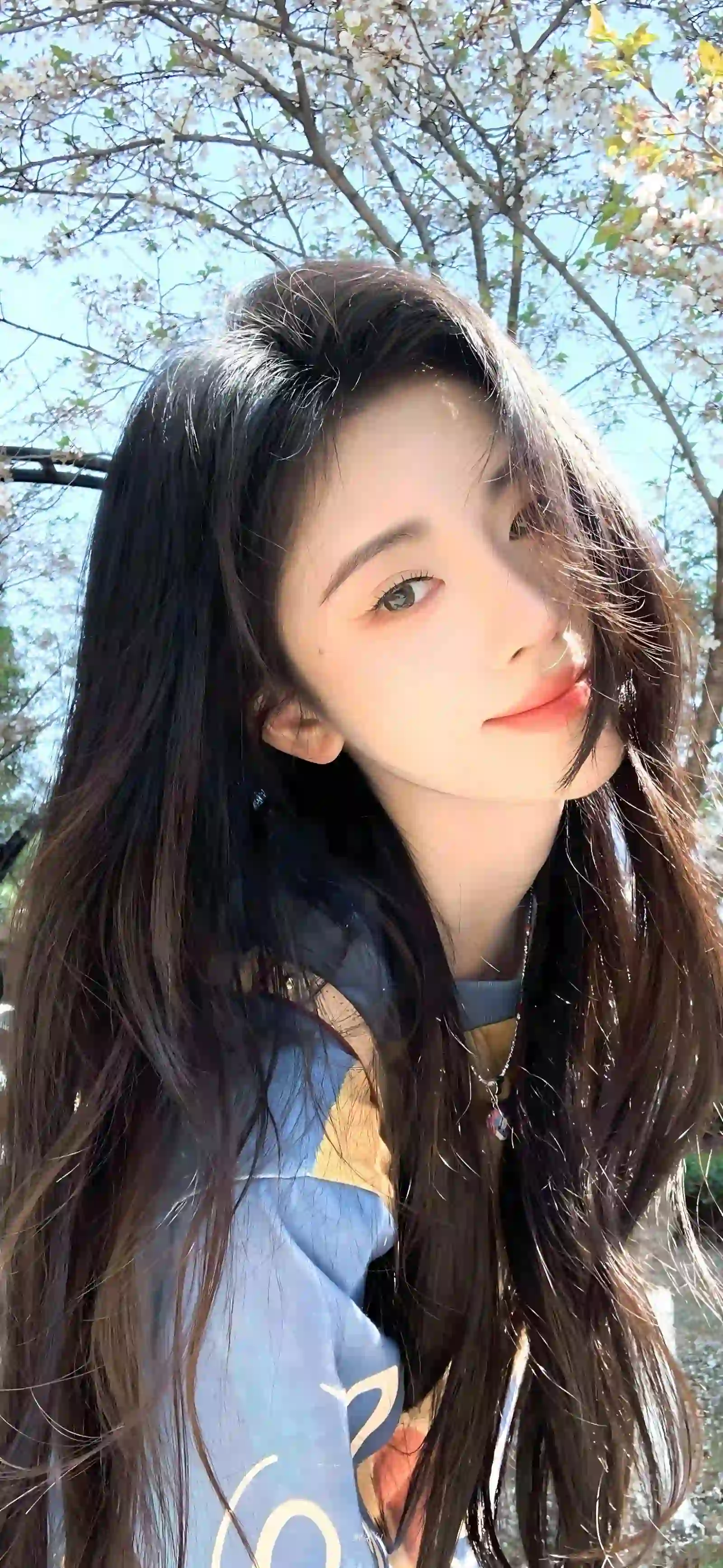 鞠婧祎 长发清纯美女 自拍