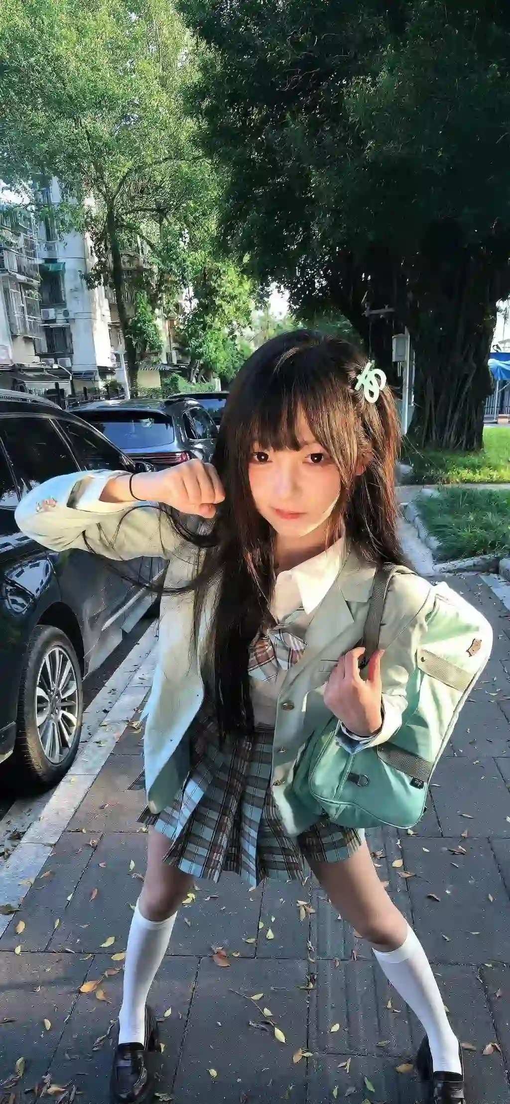 长发美女 可爱 jk女孩 死亡 街拍