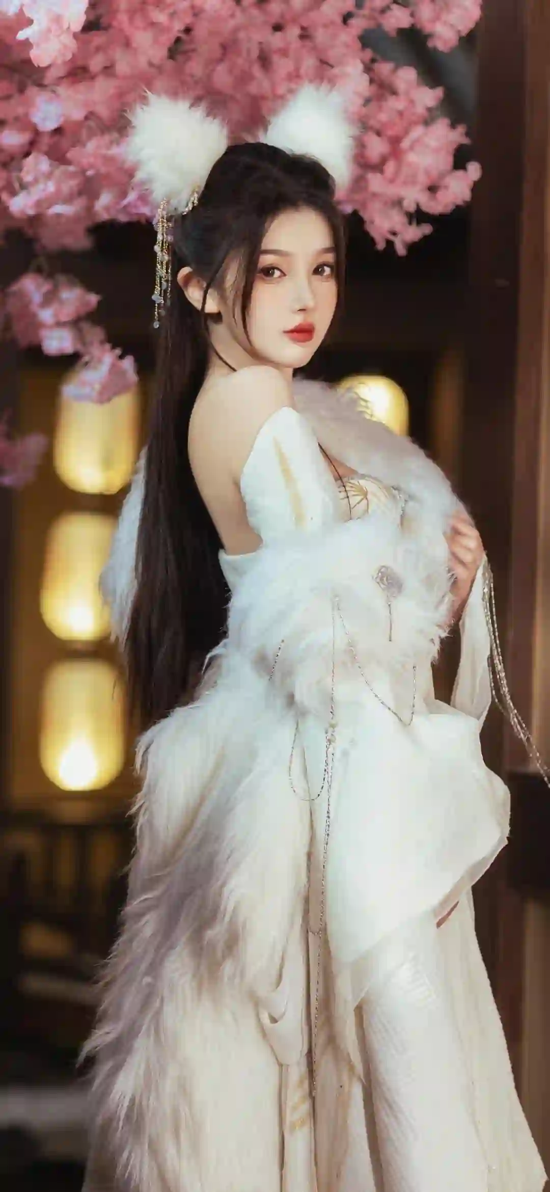 汉服古风美女 狐狸
