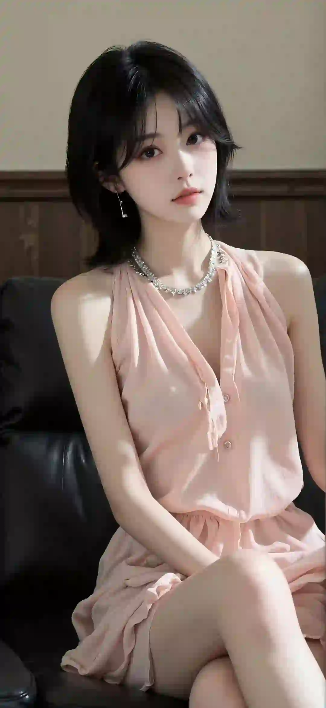 甜美女孩 长发美女 可爱女孩 腿