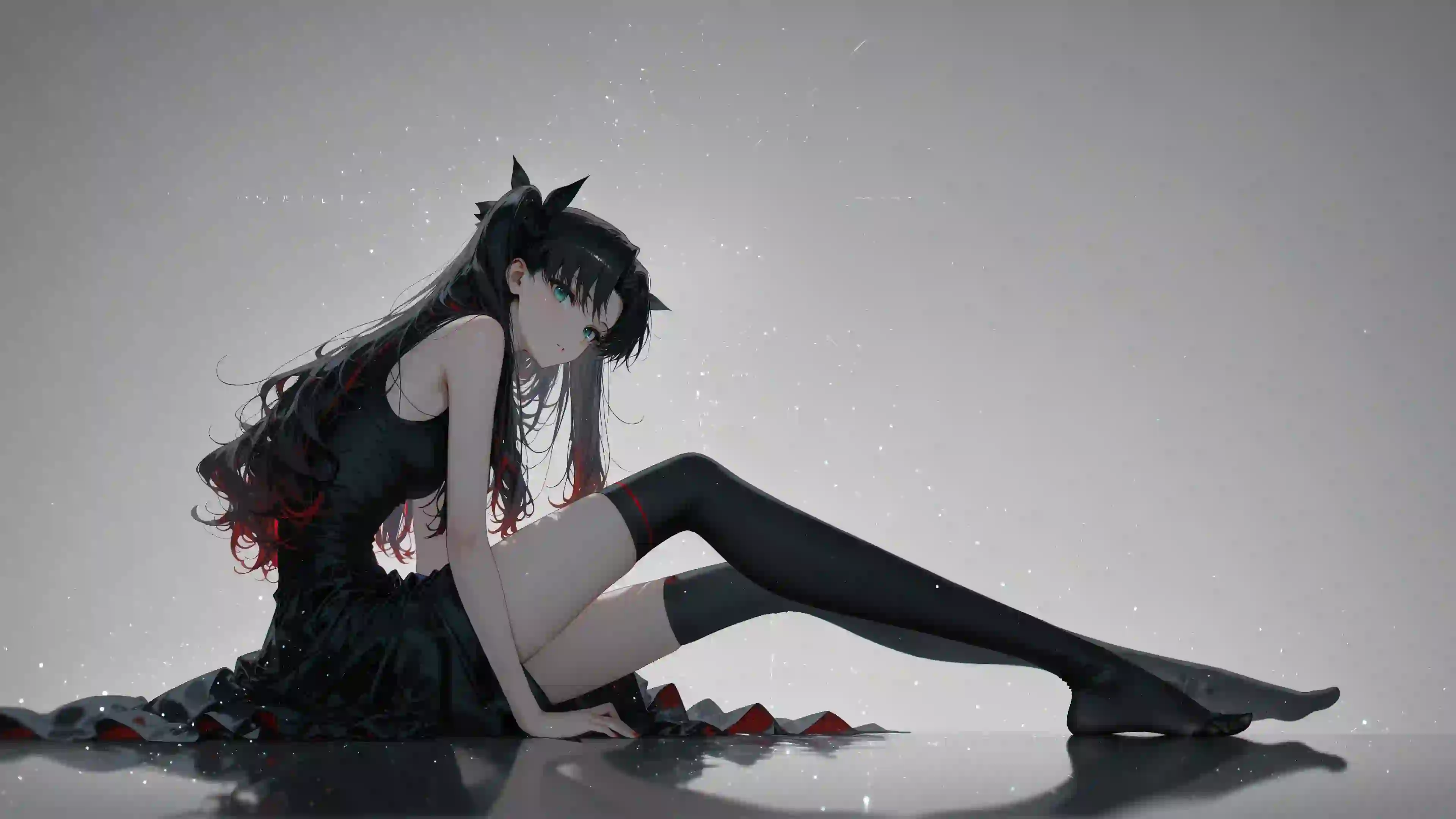 动漫女孩 长腿丝袜女孩 二次元