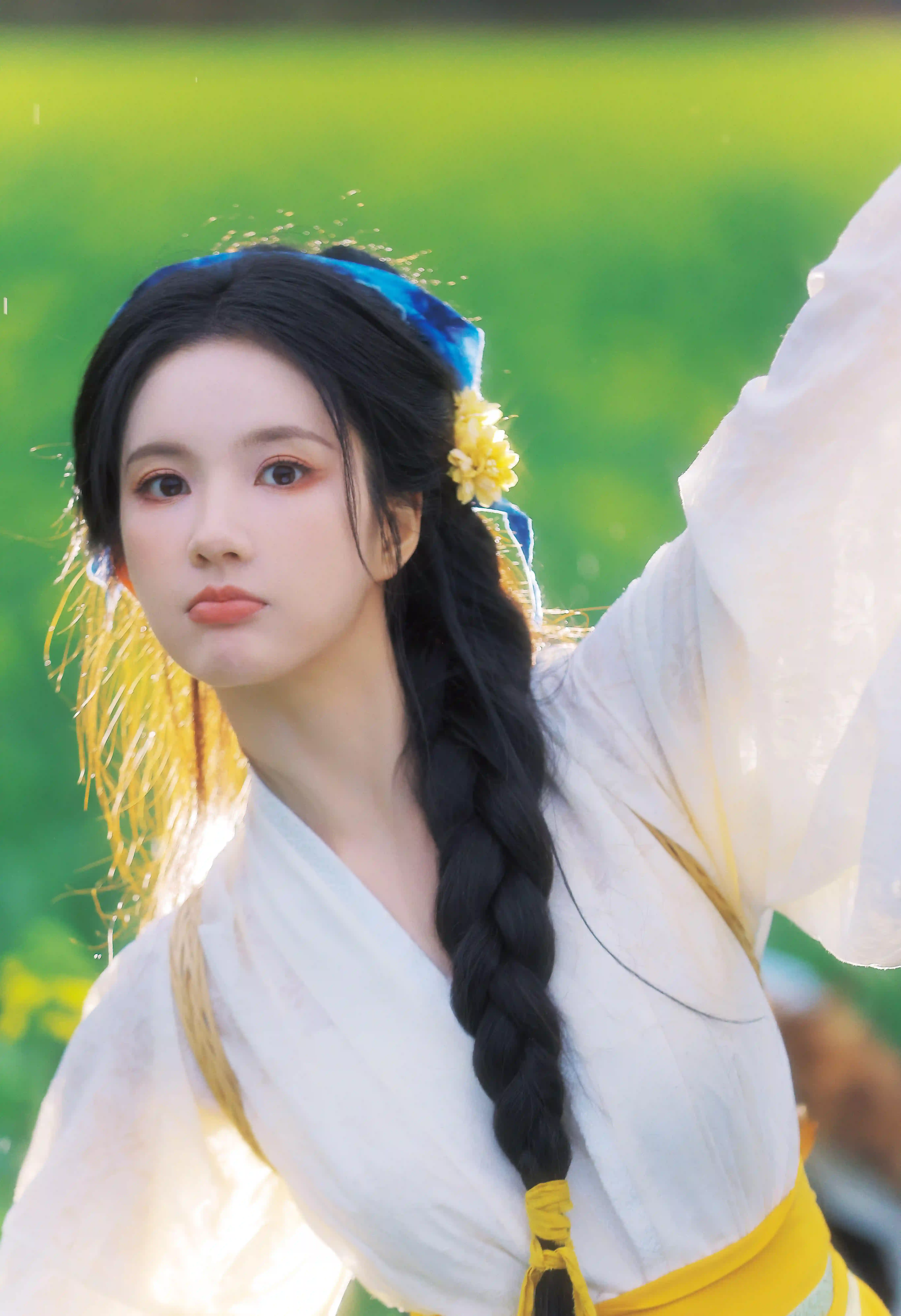 长发古风美女 田园风 刘些宁 可爱美女 可爱长发美女
