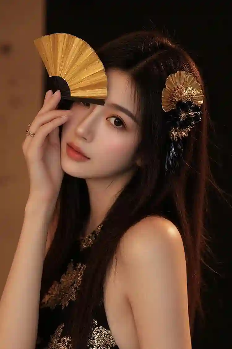 长发美女 旗袍美女