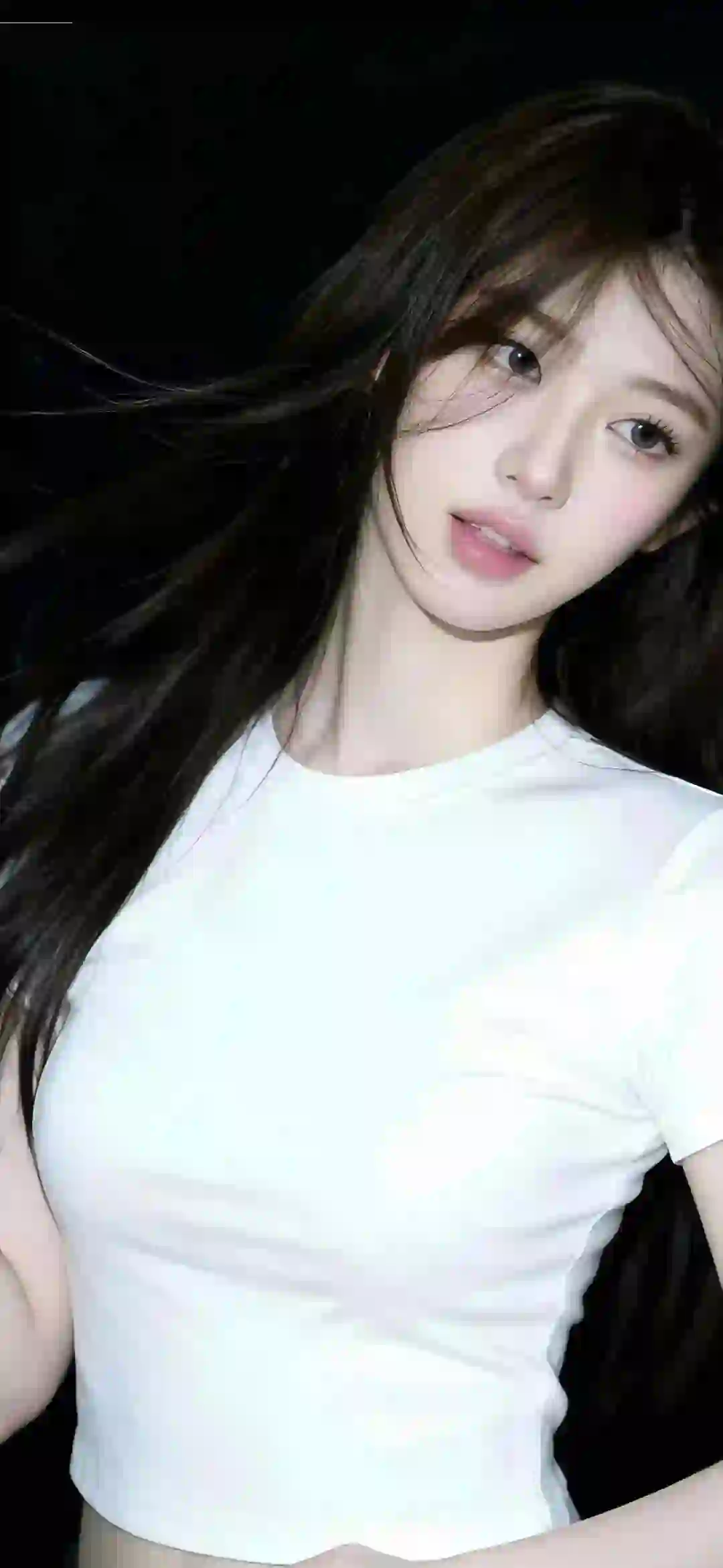 长发白衣美女 清纯美女