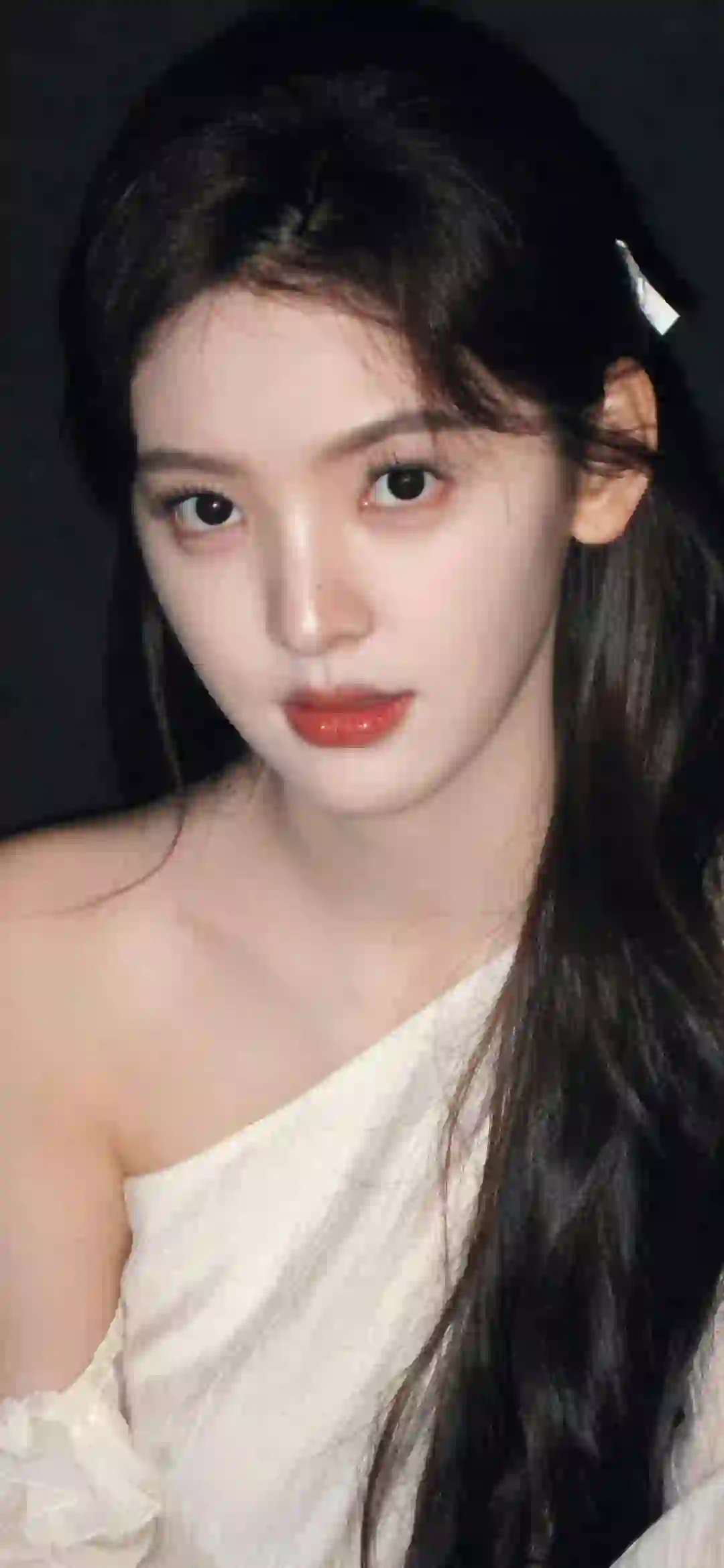 章若楠 长发女孩 抹胸