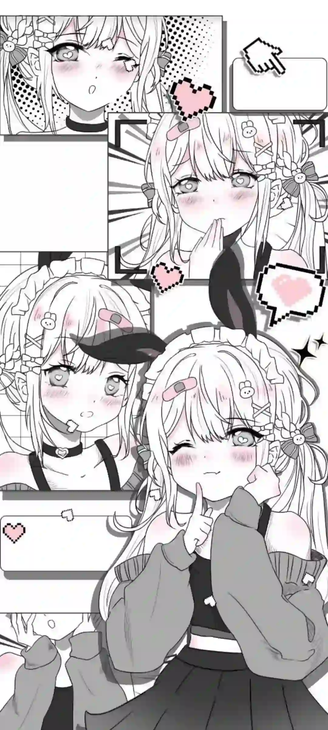 动漫女孩 二次元 漫画风格