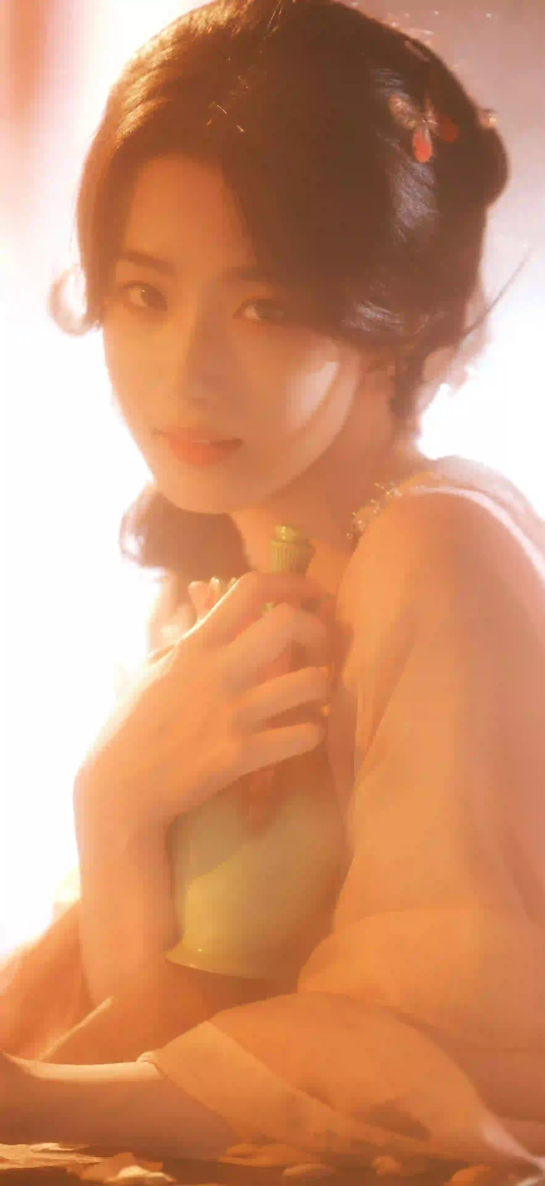 唯美可爱养眼美女卢昱晓 暖色调 温暖