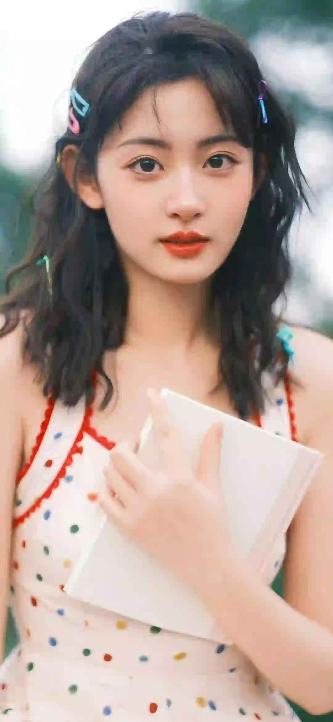明星 赵晴 长发美女 可爱 清纯 小清新