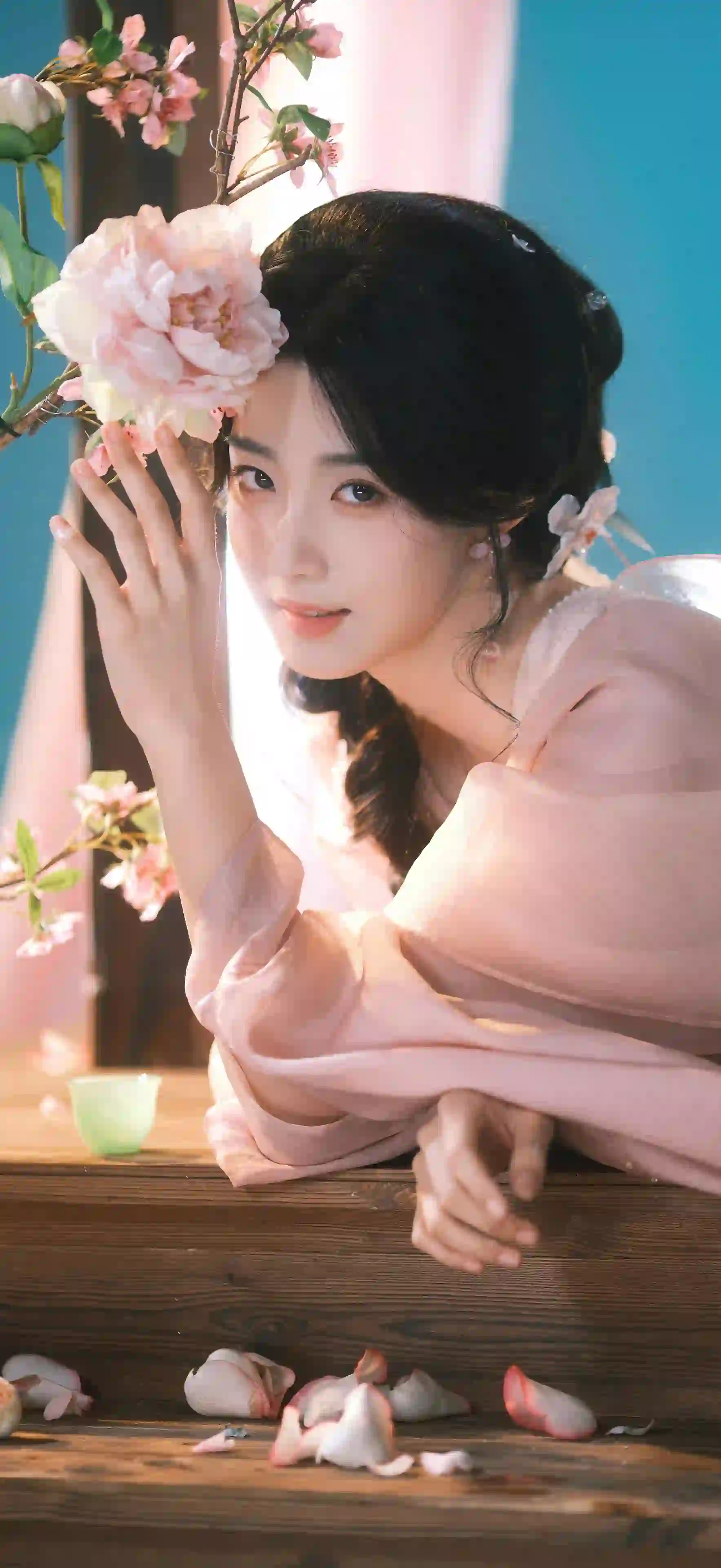 卢昱晓 花 清纯 甜美