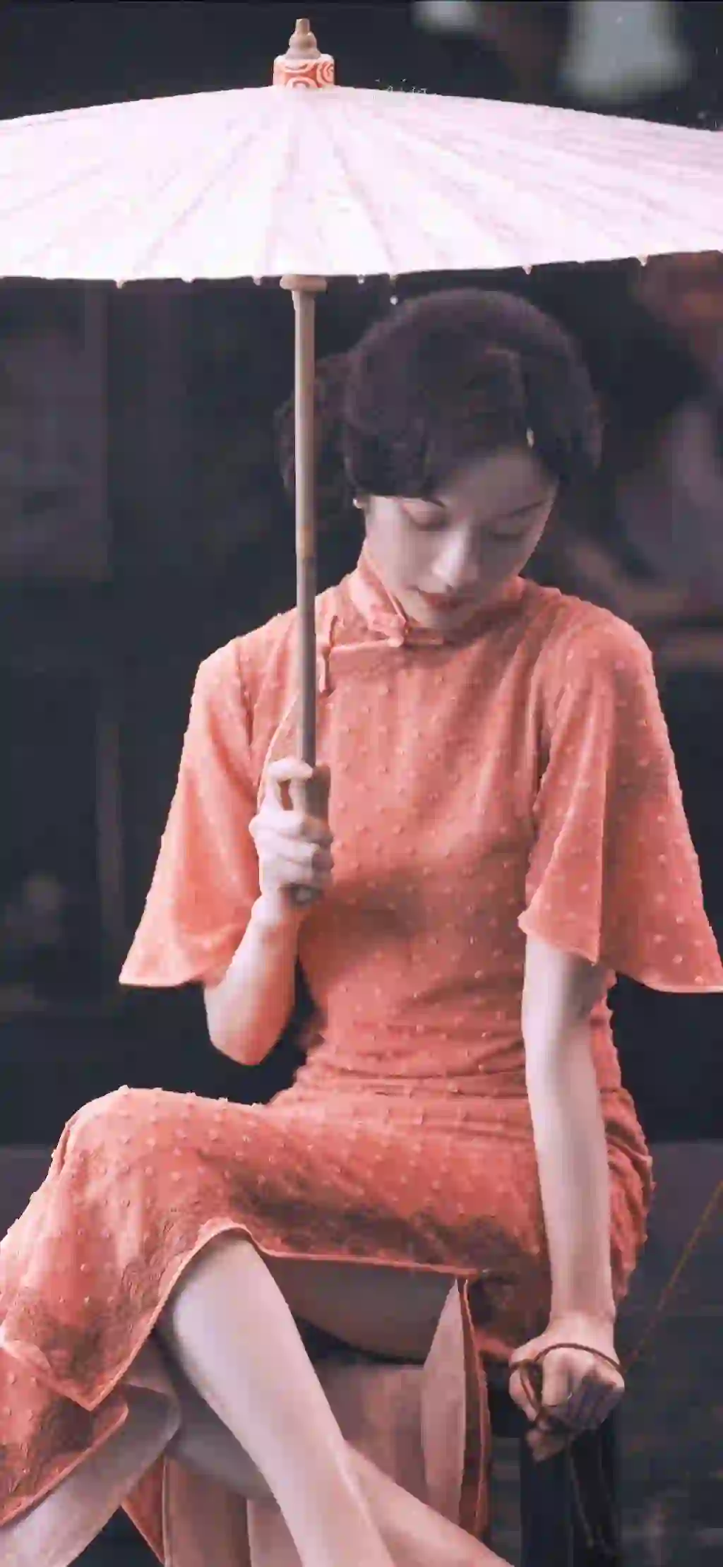 古风韵味 油纸伞 古风 旗袍