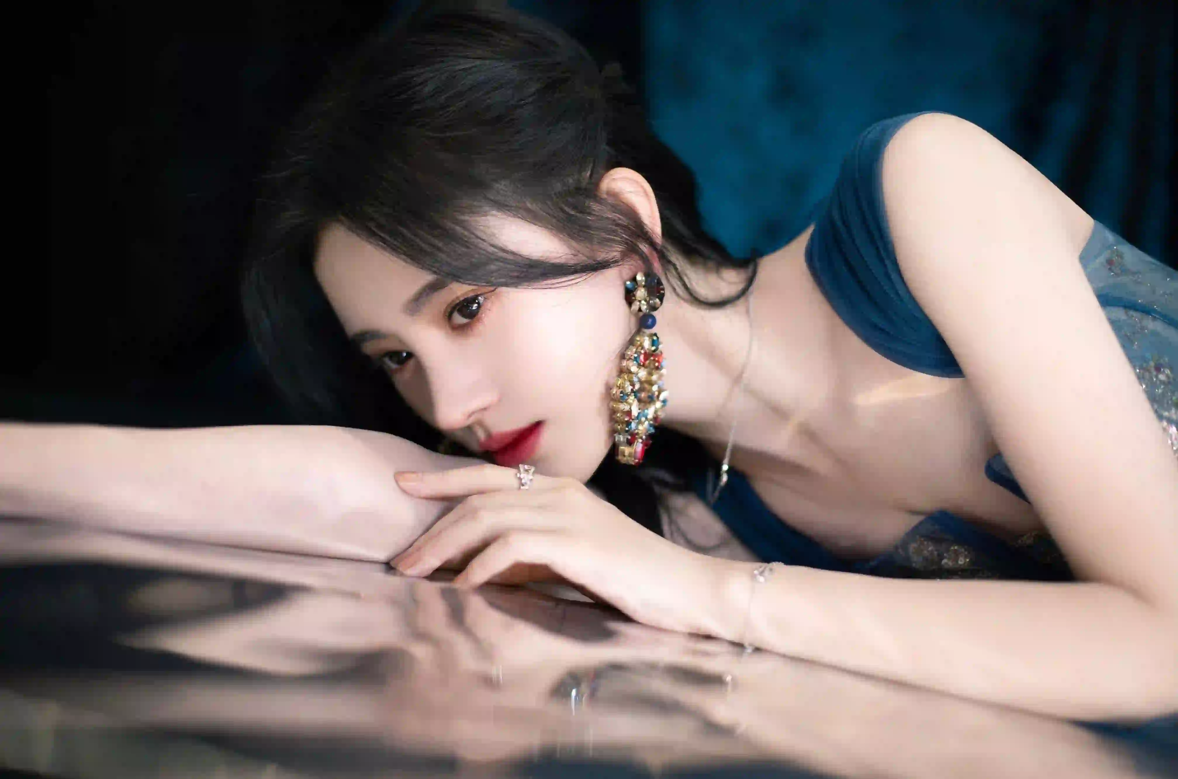 长发美女 鞠婧祎 写真 