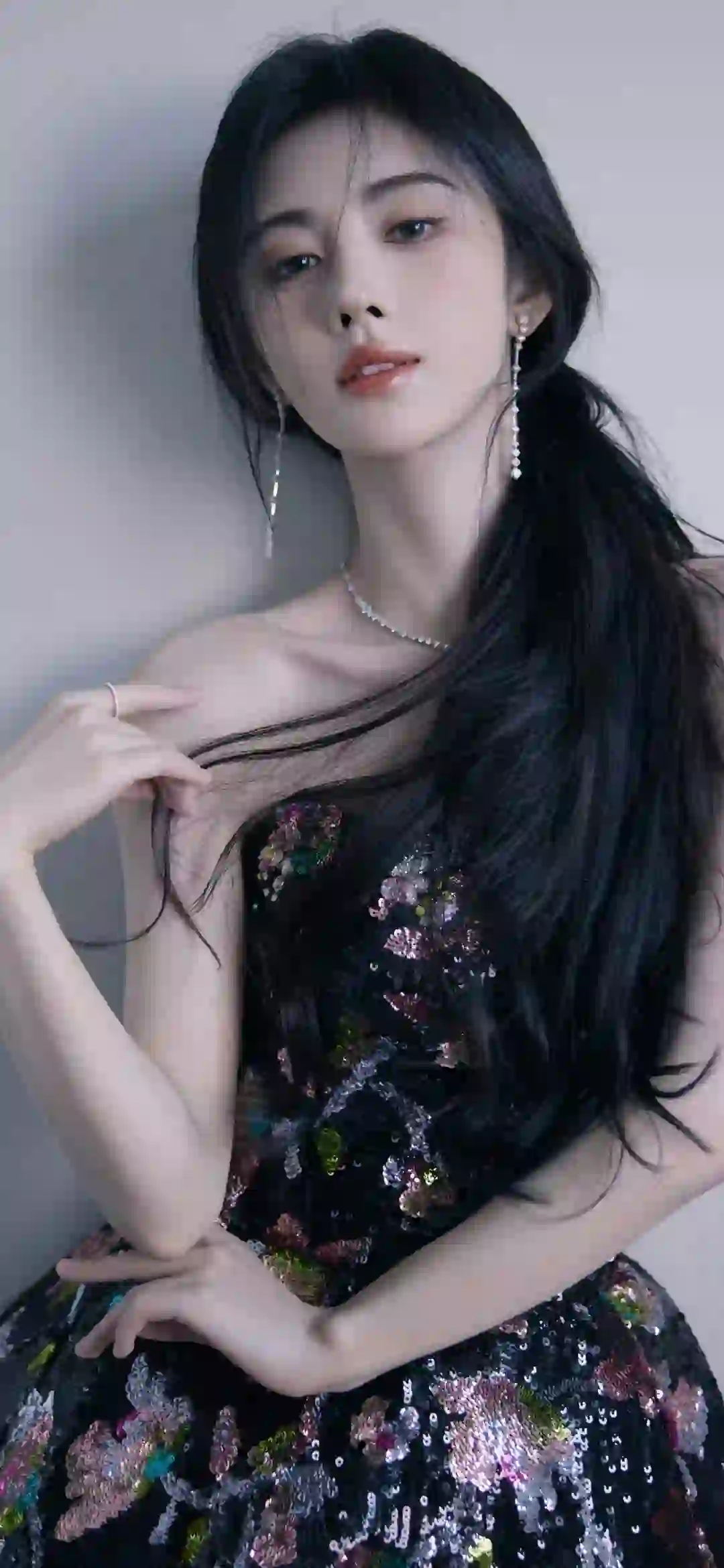 鞠婧祎 长发清纯美女 性感 