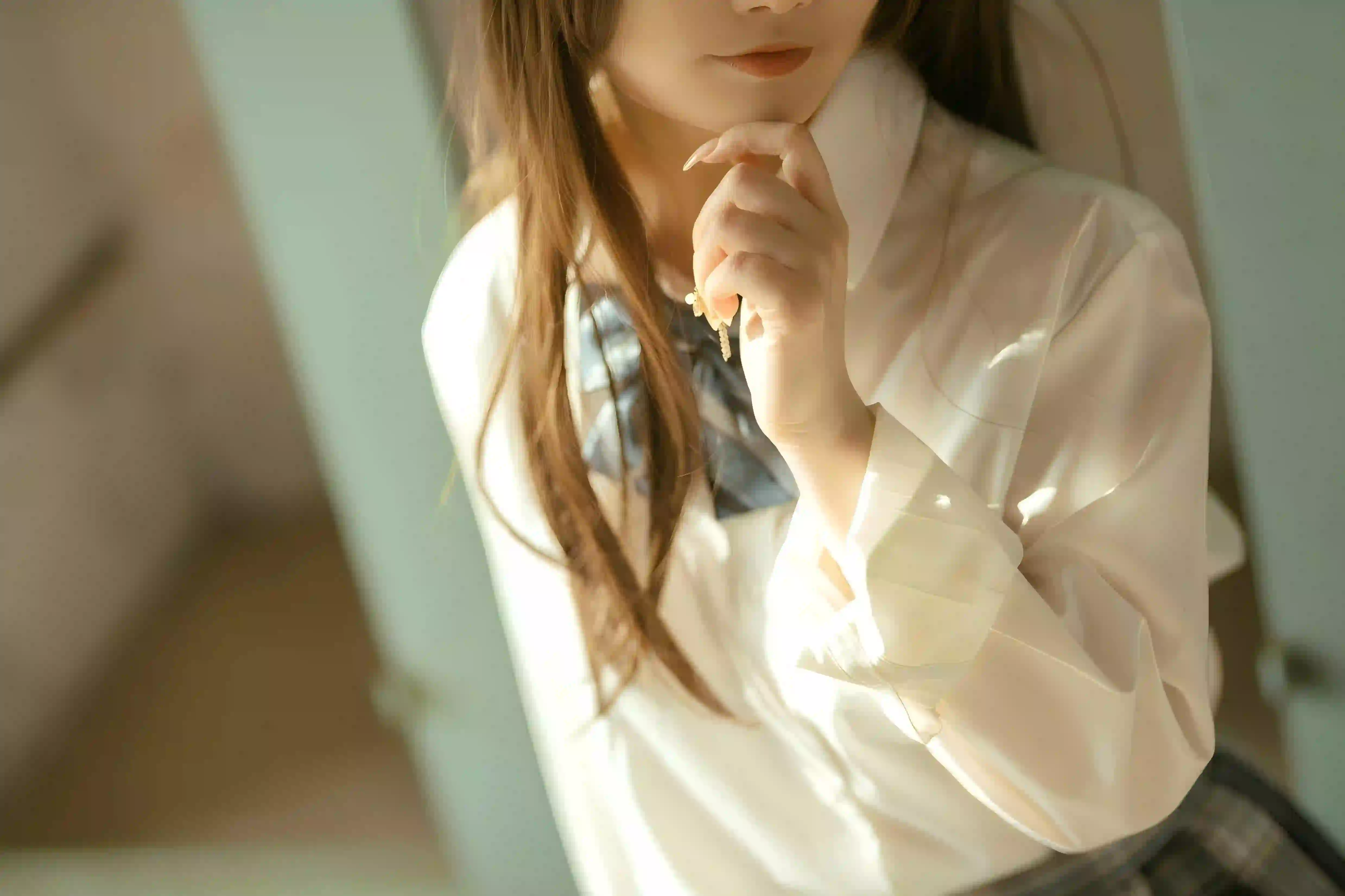 长发jk美女 清纯美女