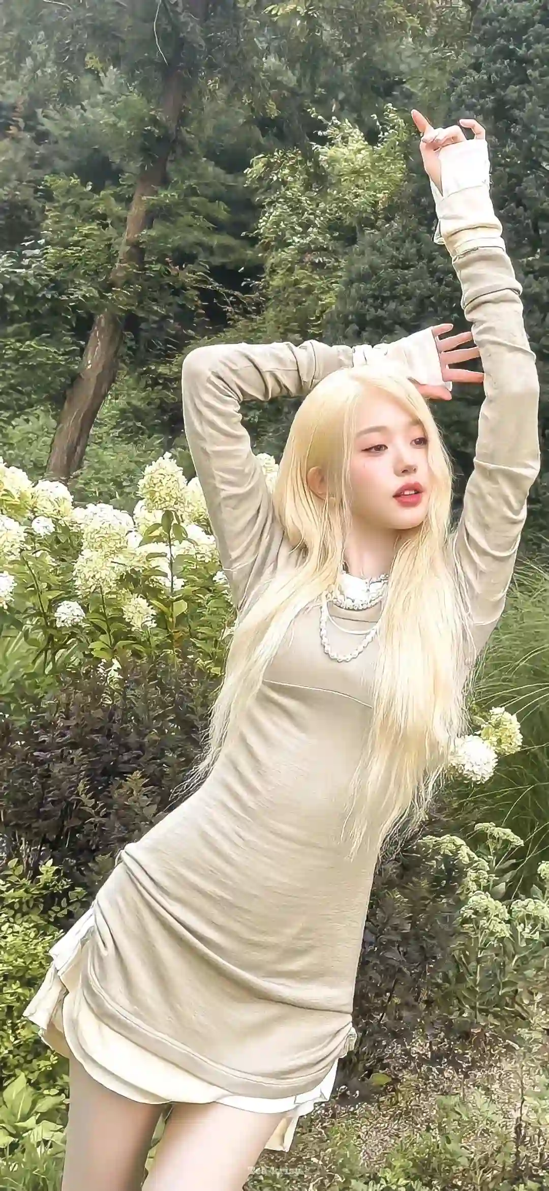 张元英 长发美女 户外 清纯 甜美