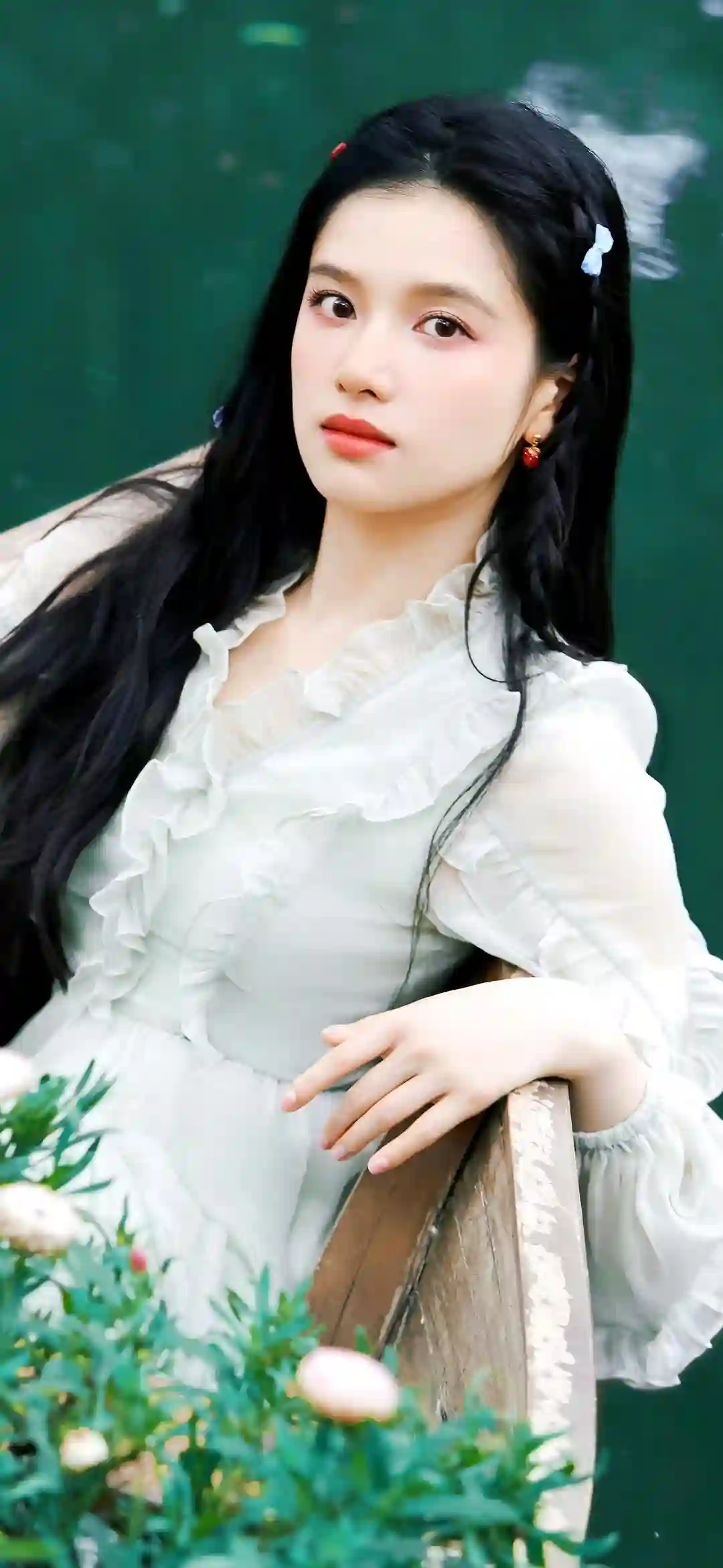 户外写真 美女明星 张婧仪