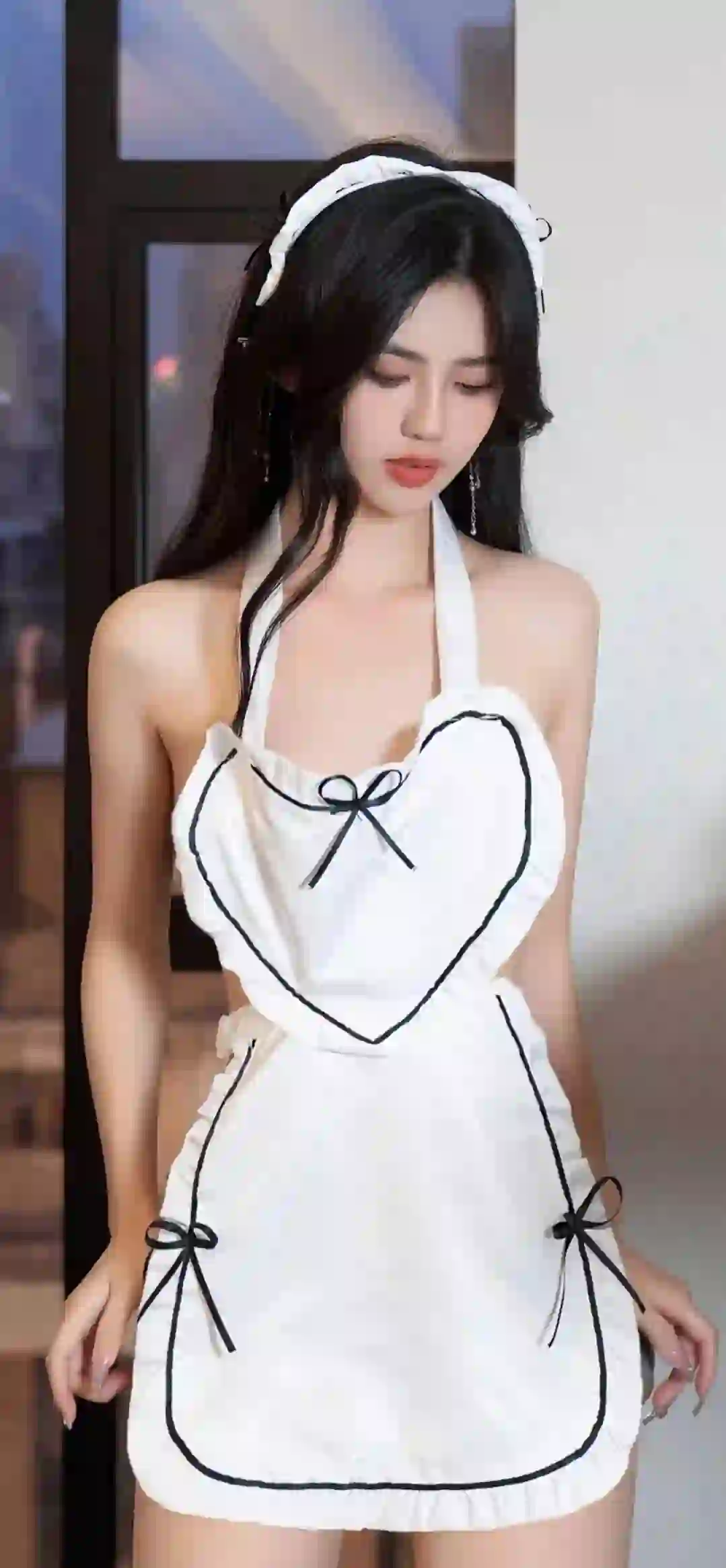 女仆穿搭 长发性感美女