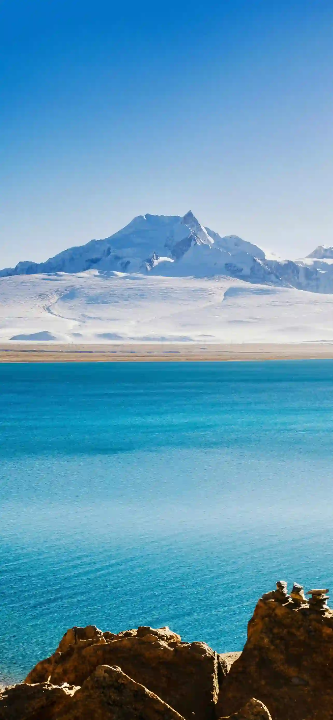 雪山 湖泊 高原风光 自然美景 治愈风景 风景壁纸