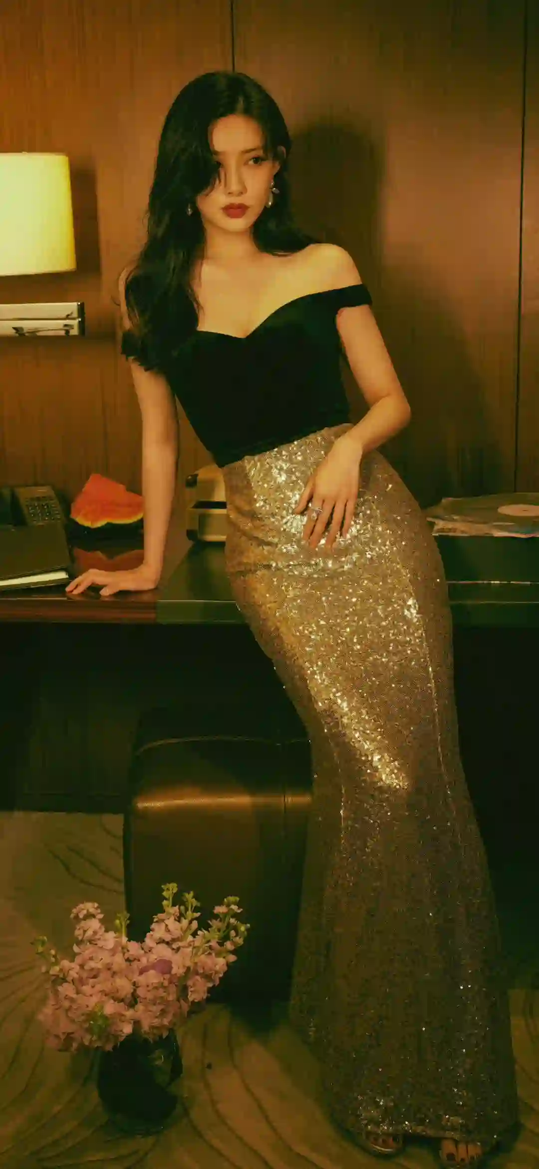 抹胸穿搭 美女明星 杨超越