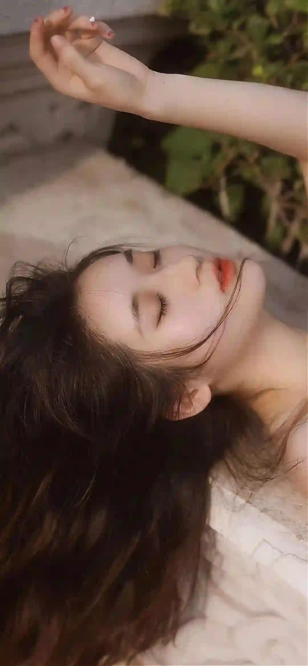 长发美女 清纯 性感 唯美  户外