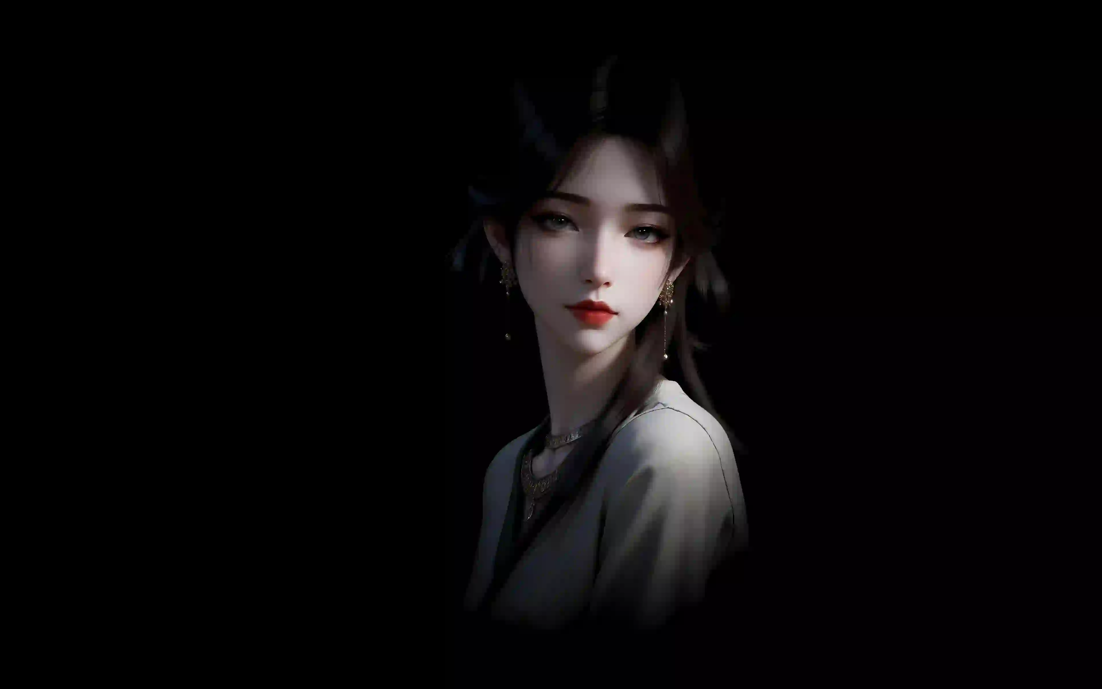 凡人修仙传梅凝 女神 暗黑背景 