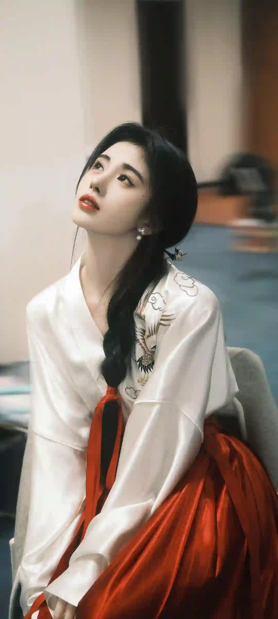 美女明星壁纸 鞠婧祎 汉服古风