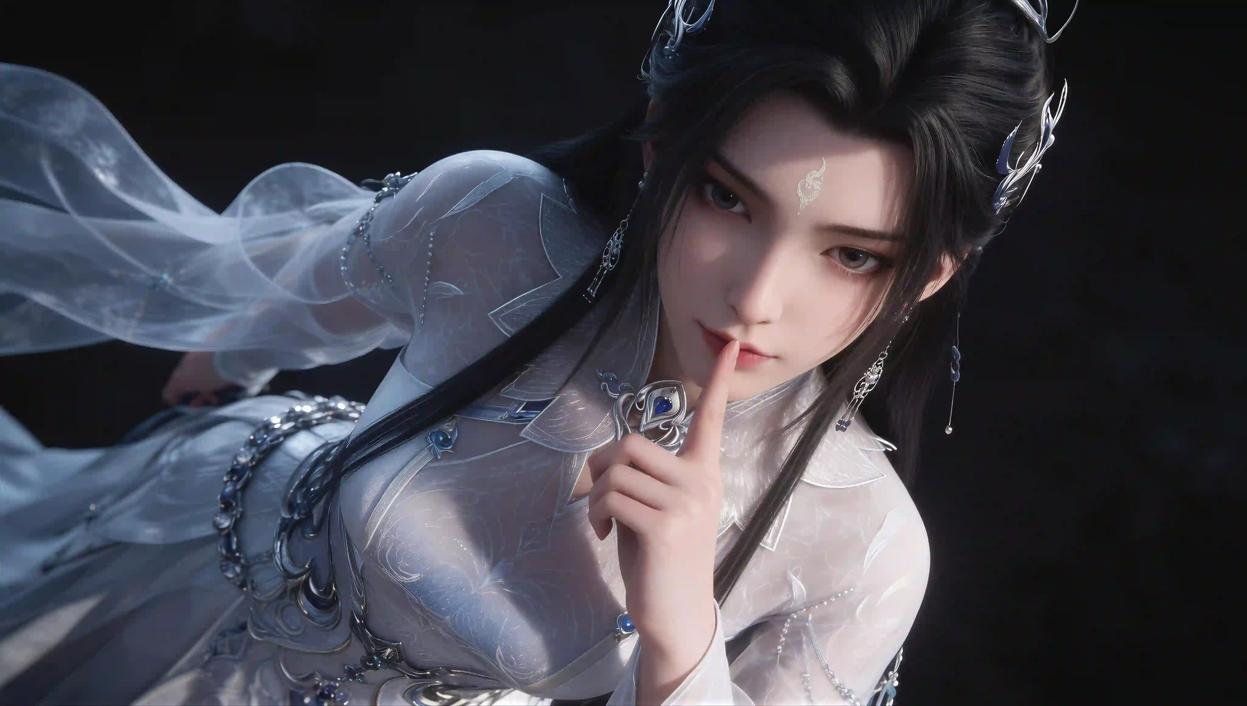 古风美女 仙侠 唯美人物 3D艺术 汉服 古风壁纸