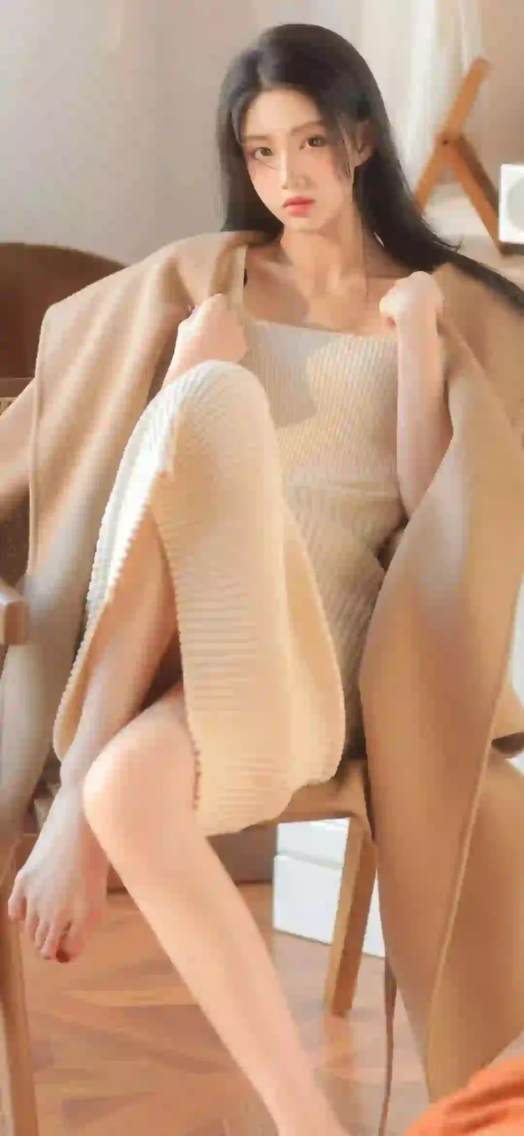 优雅美女 居家写真 长腿美女