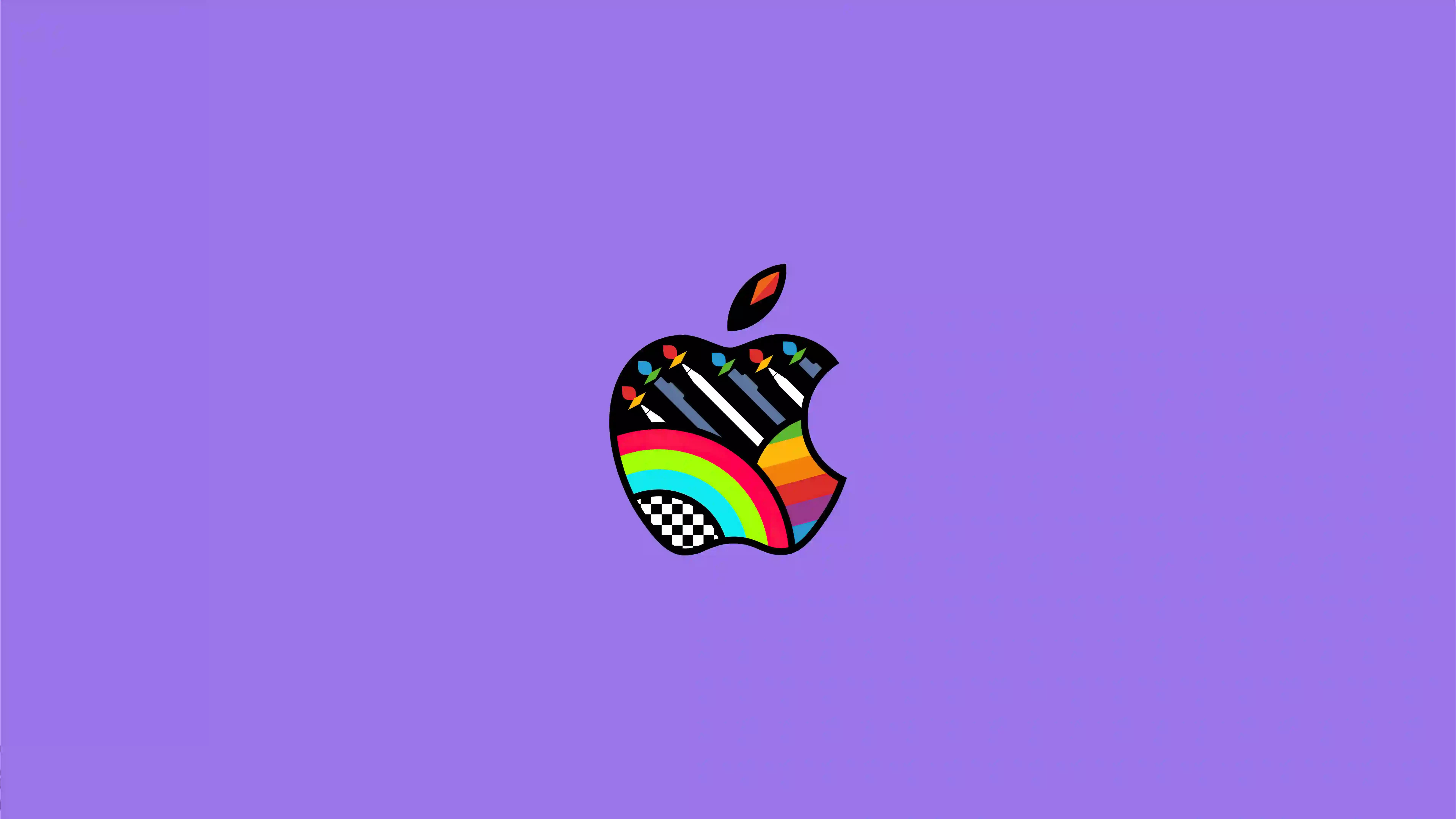 apple 苹果LOGO 极简壁纸 创意壁纸 10