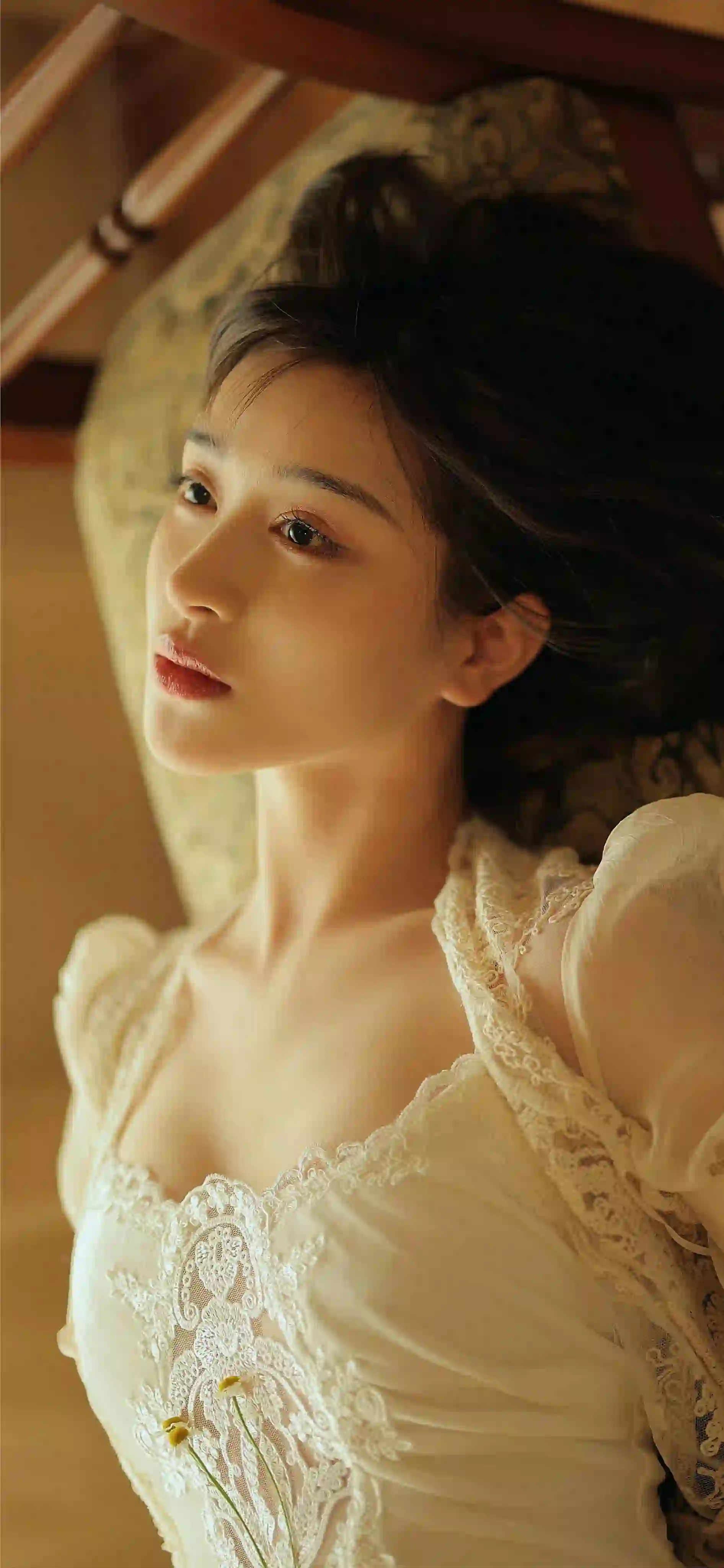 白裙美女 性感美女 白色长裙