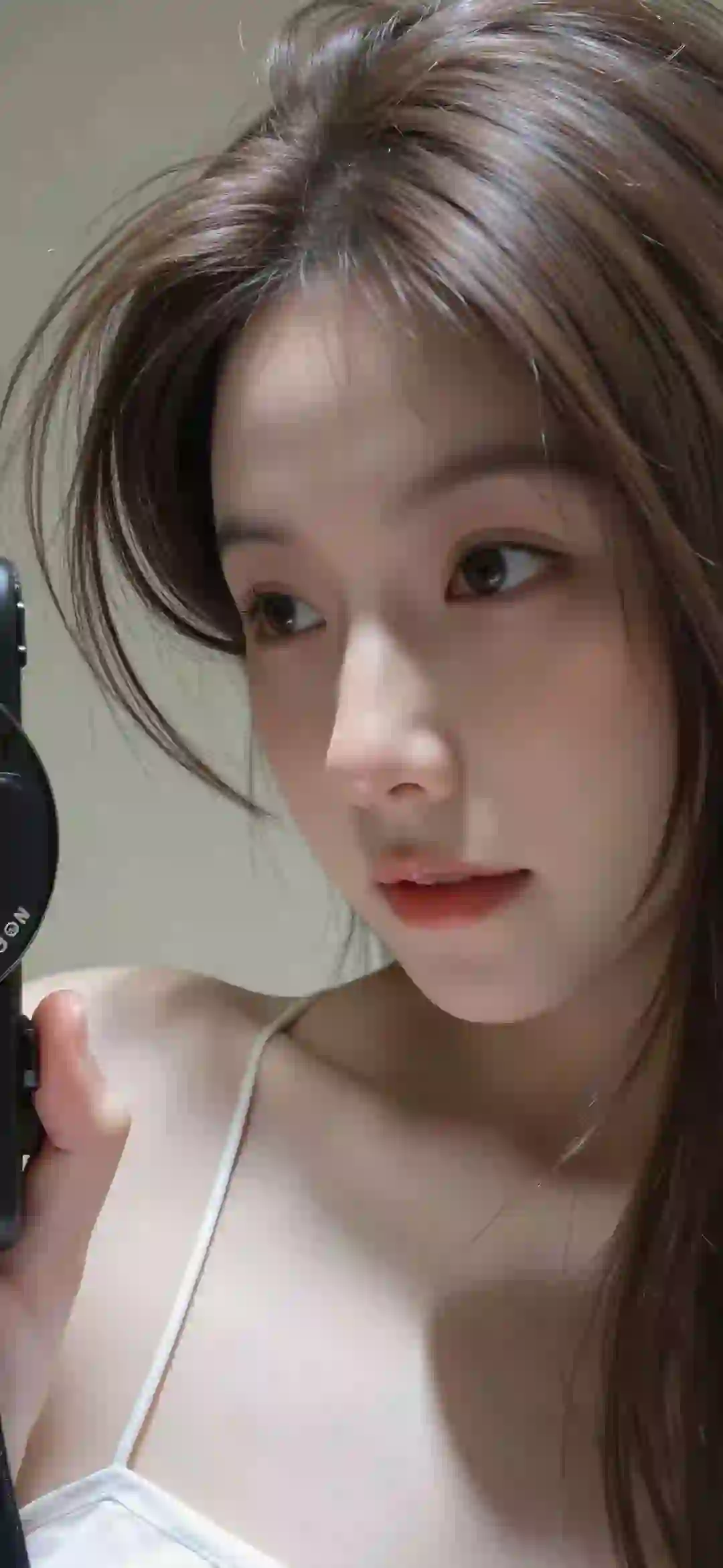 长发清纯美女 性感美女 吊带美女