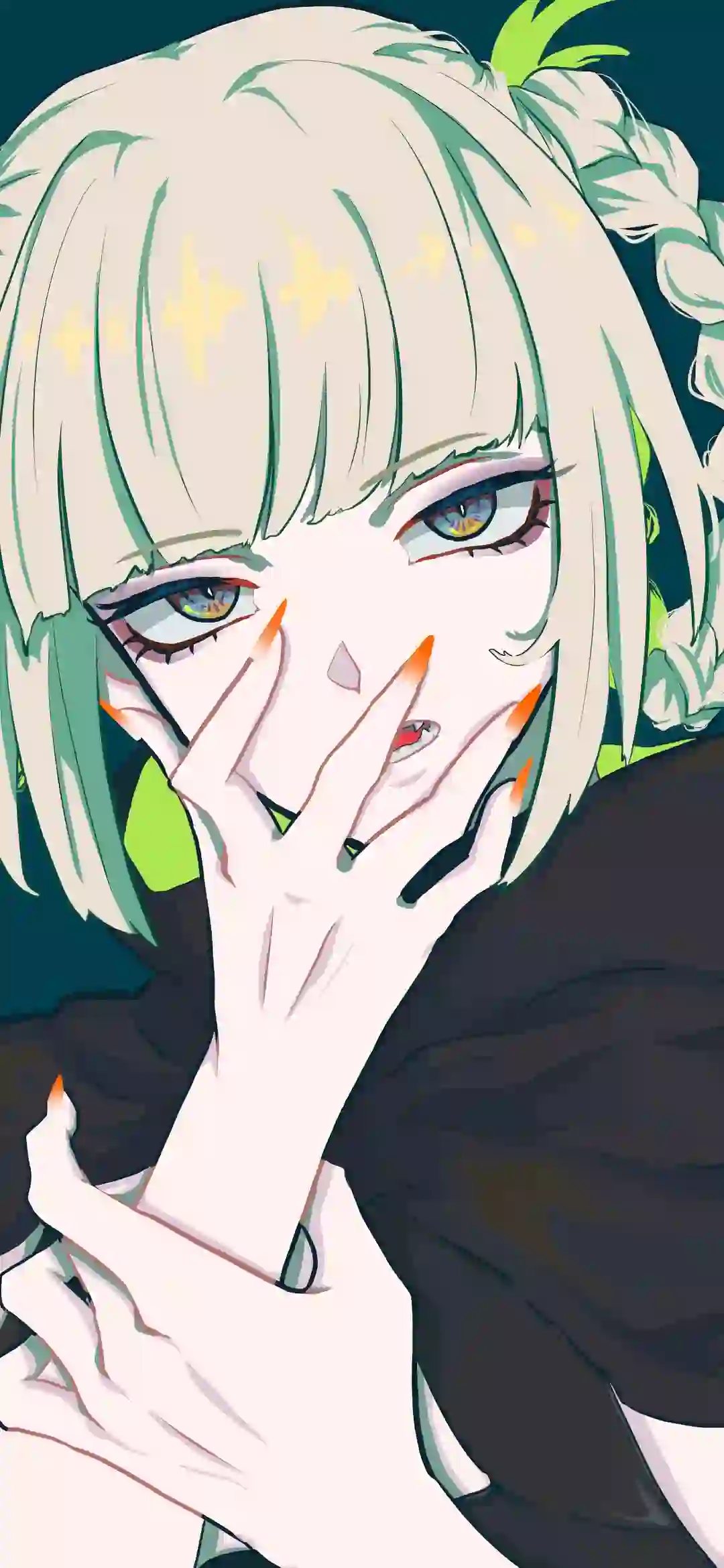 动漫女孩 二次元女孩 长指甲