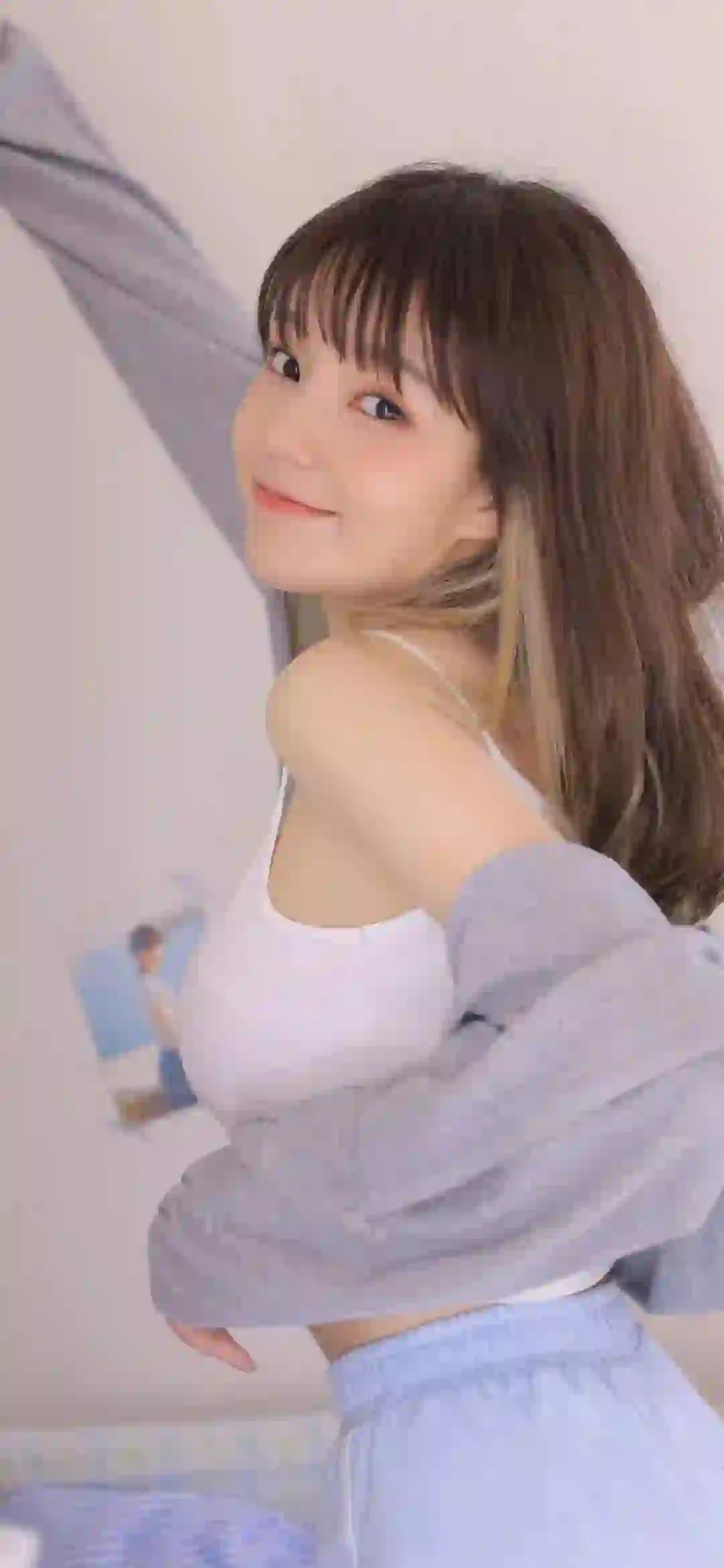 长发清纯美女 居家写真 性感 甜美 可爱 微笑
