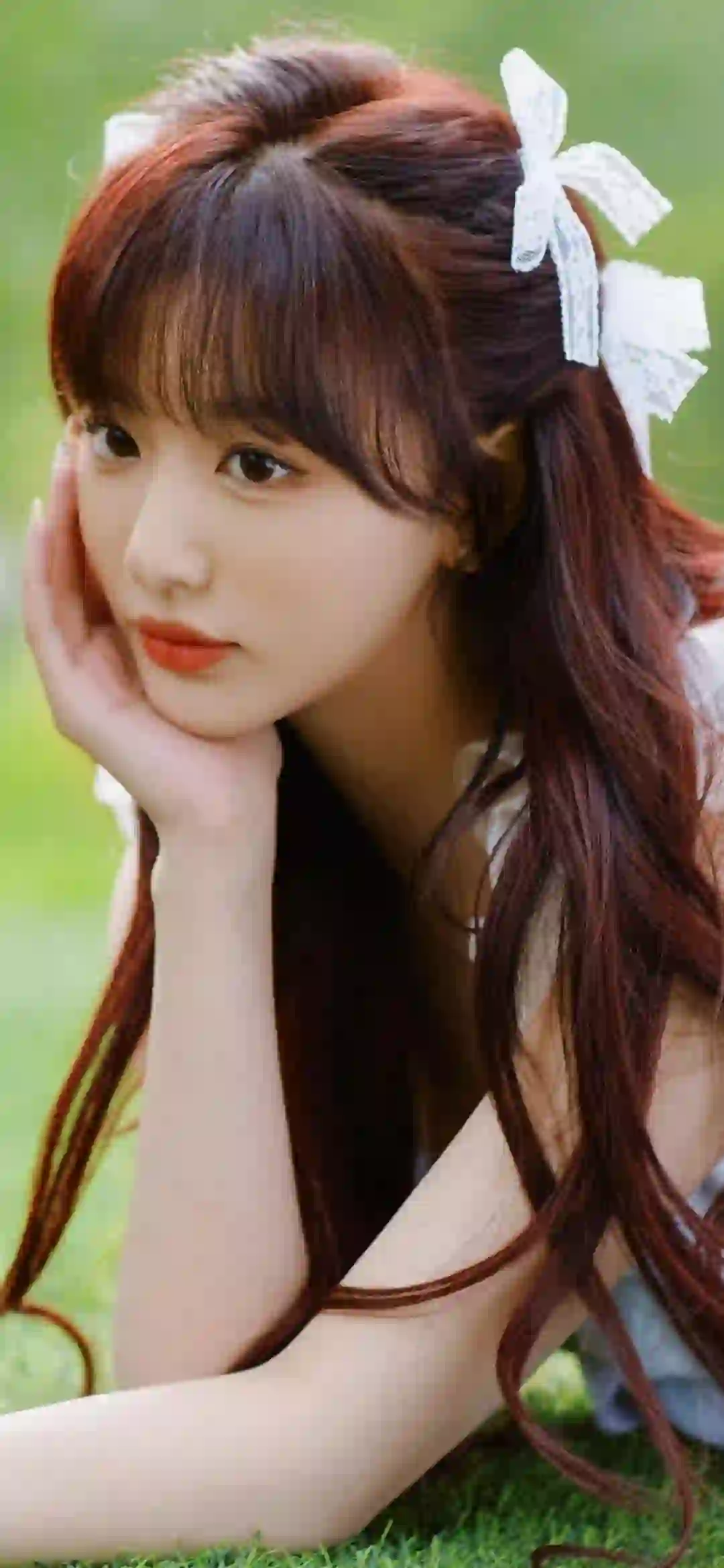 孔雪儿 可爱清纯美女 甜美 户外