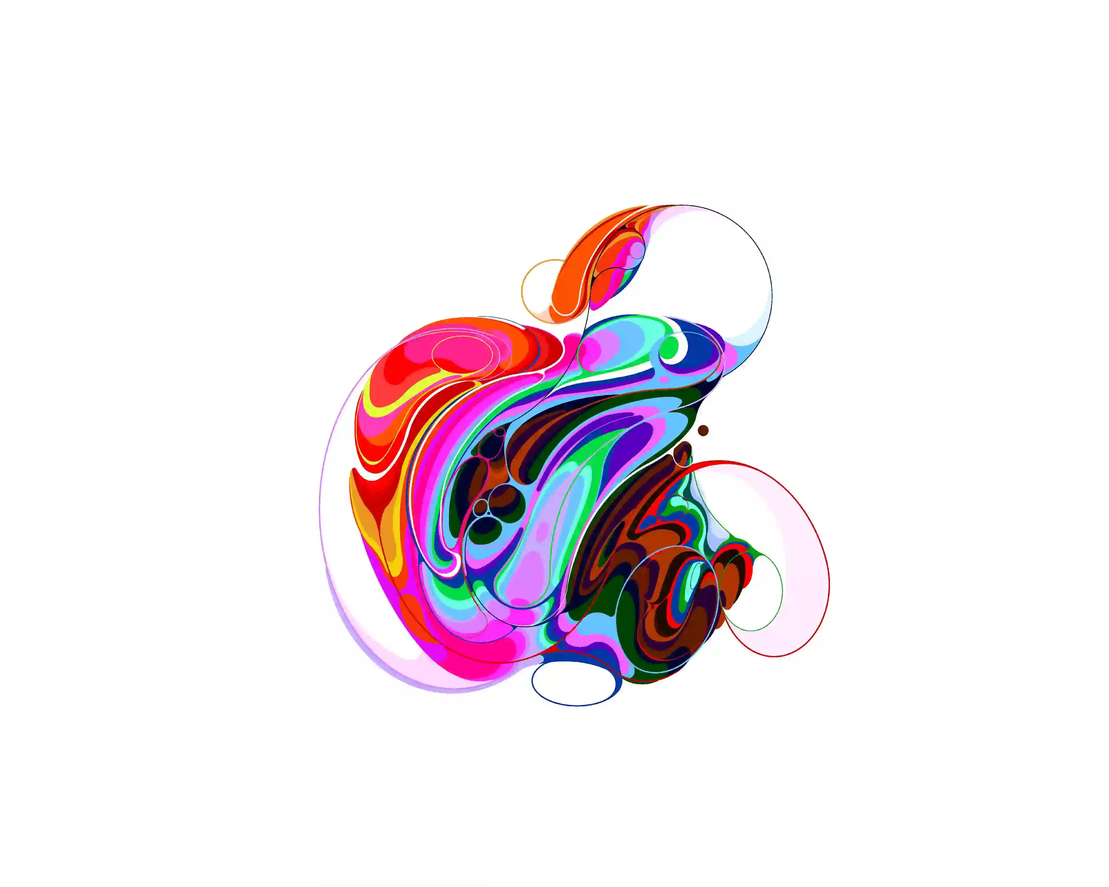 apple 苹果LOGO 极简壁纸 创意壁纸 2