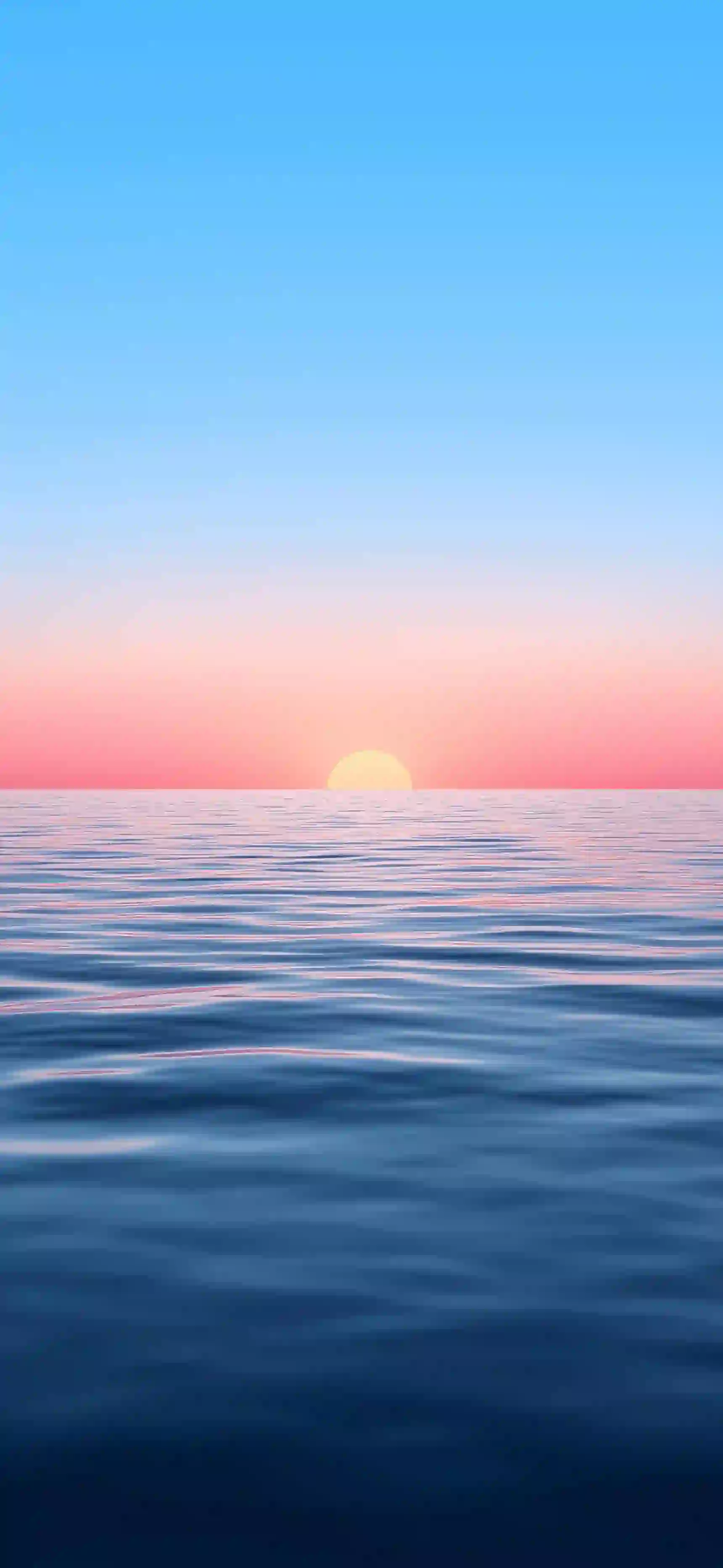 夕阳 海水