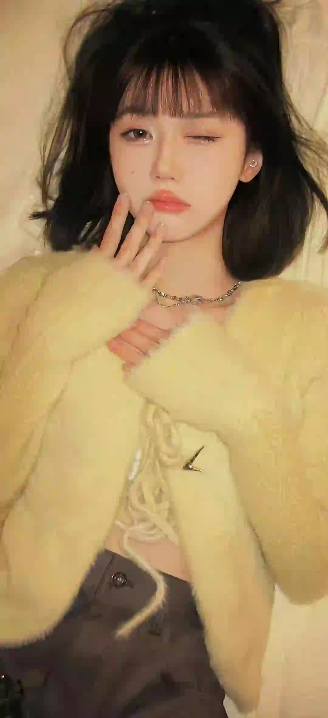 甜美可爱女孩 俏皮可爱