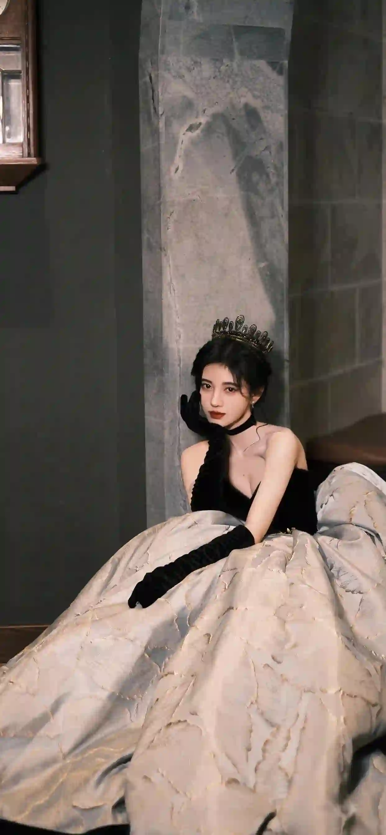 美女明星壁纸 鞠婧祎 长裙 