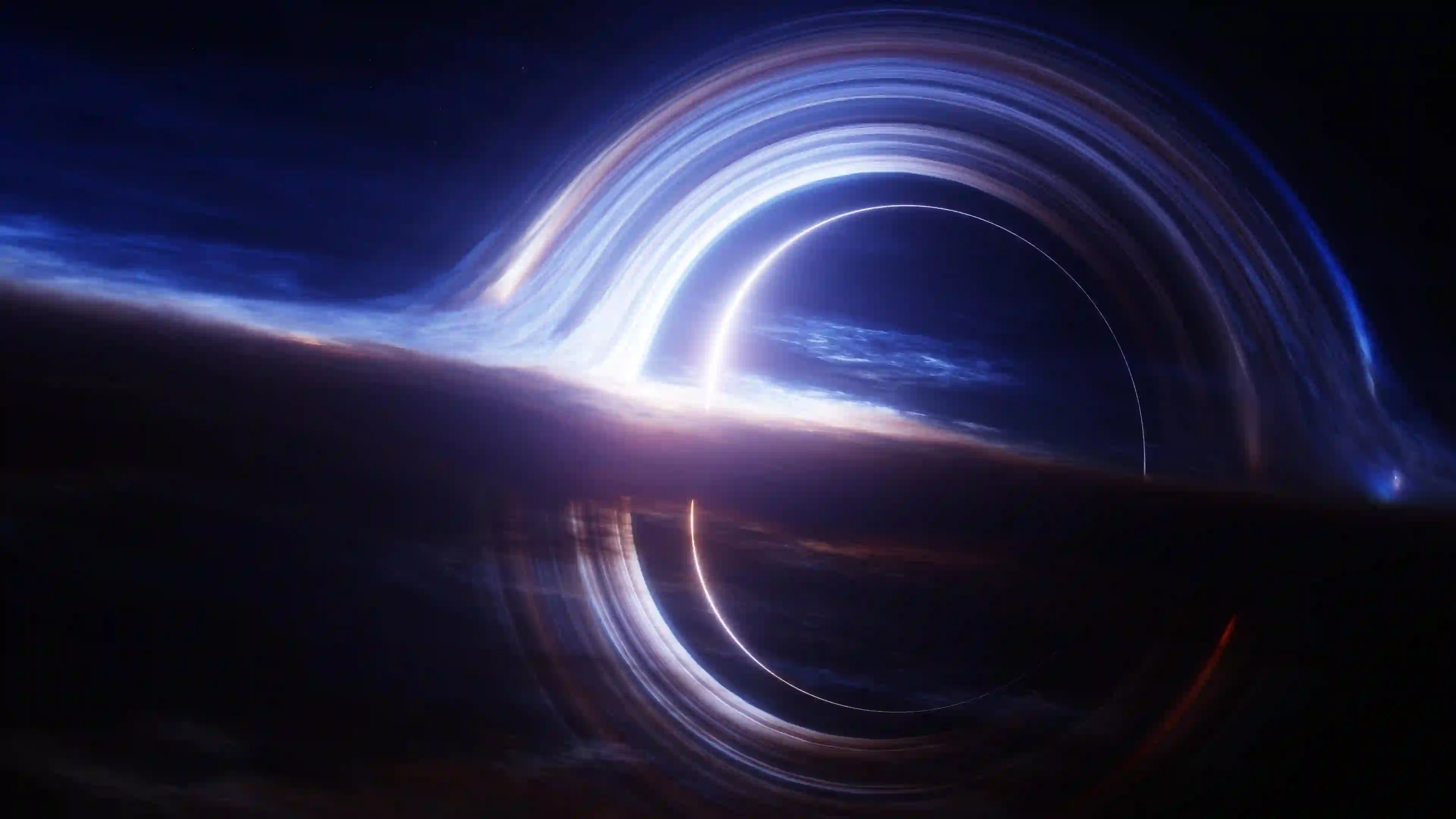黑洞 吸积盘 宇宙奇观 光子环 星际 深空壁纸